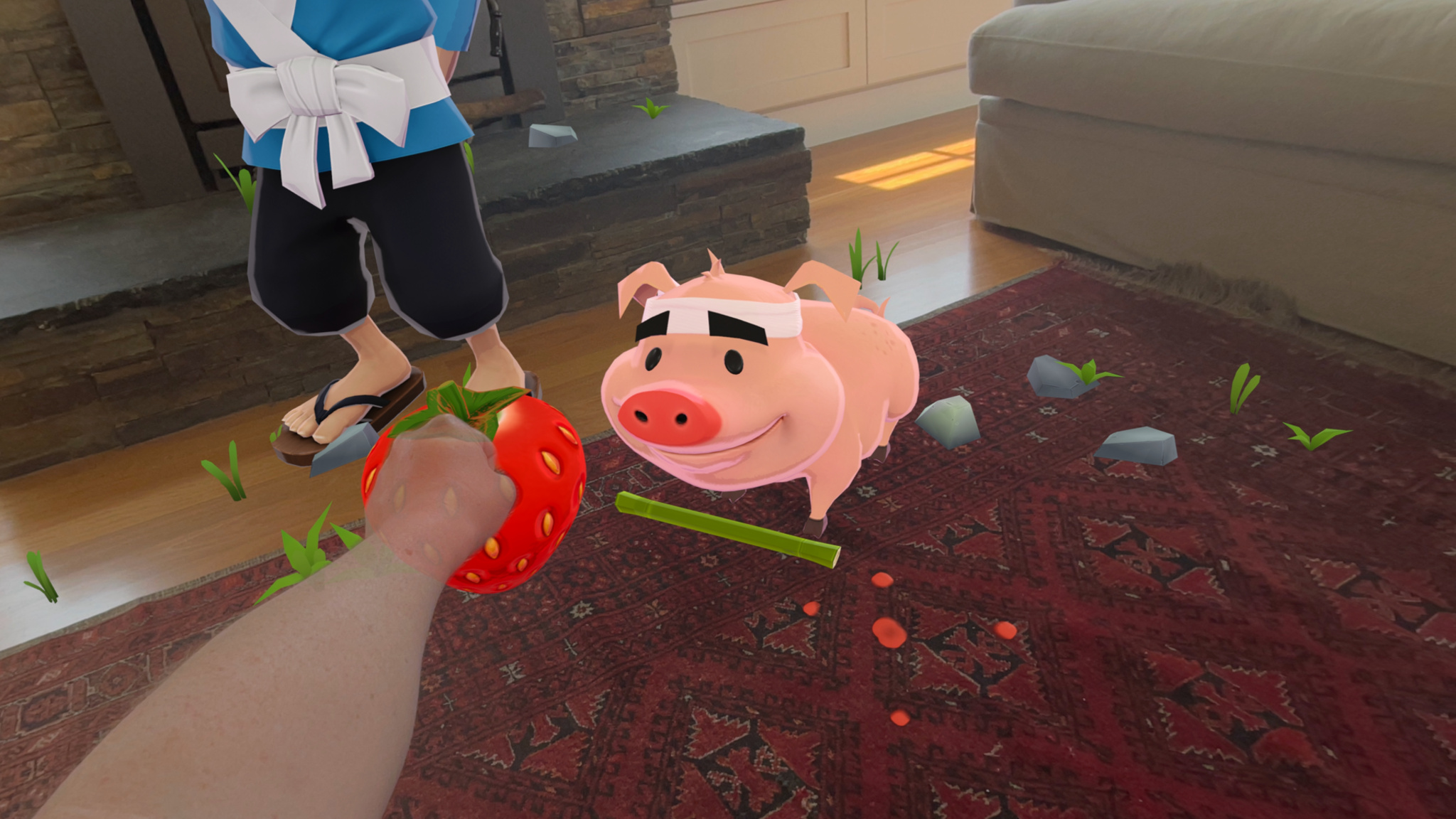 augmented reality pig game