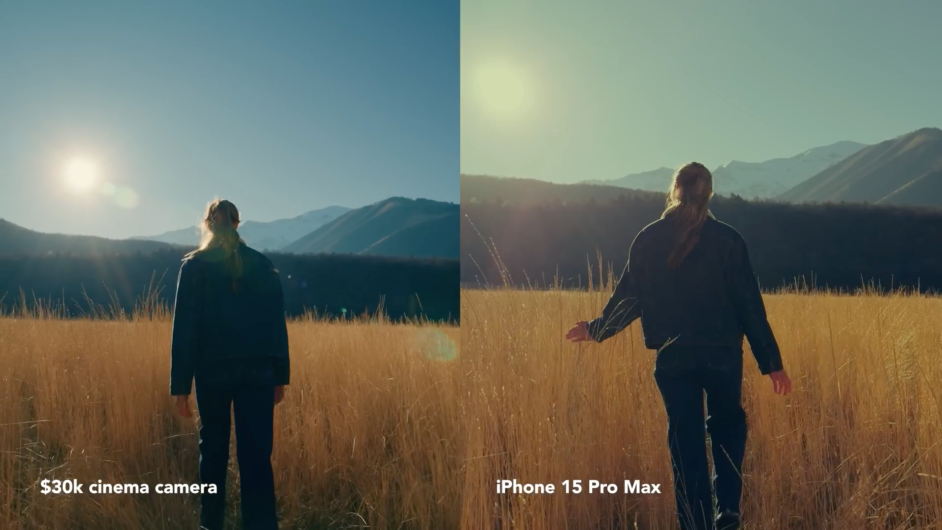 cinema camera vs iphone comparison