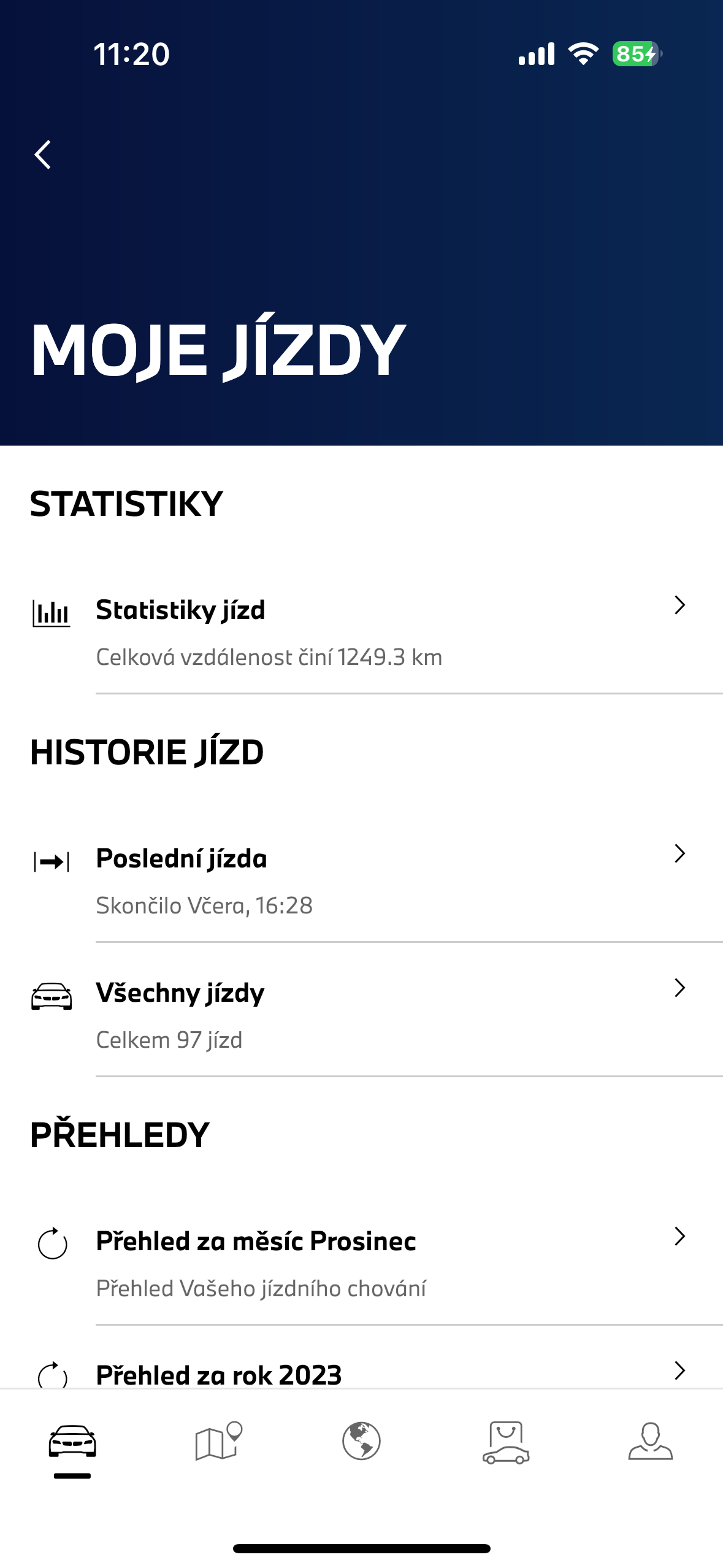 driving history summary