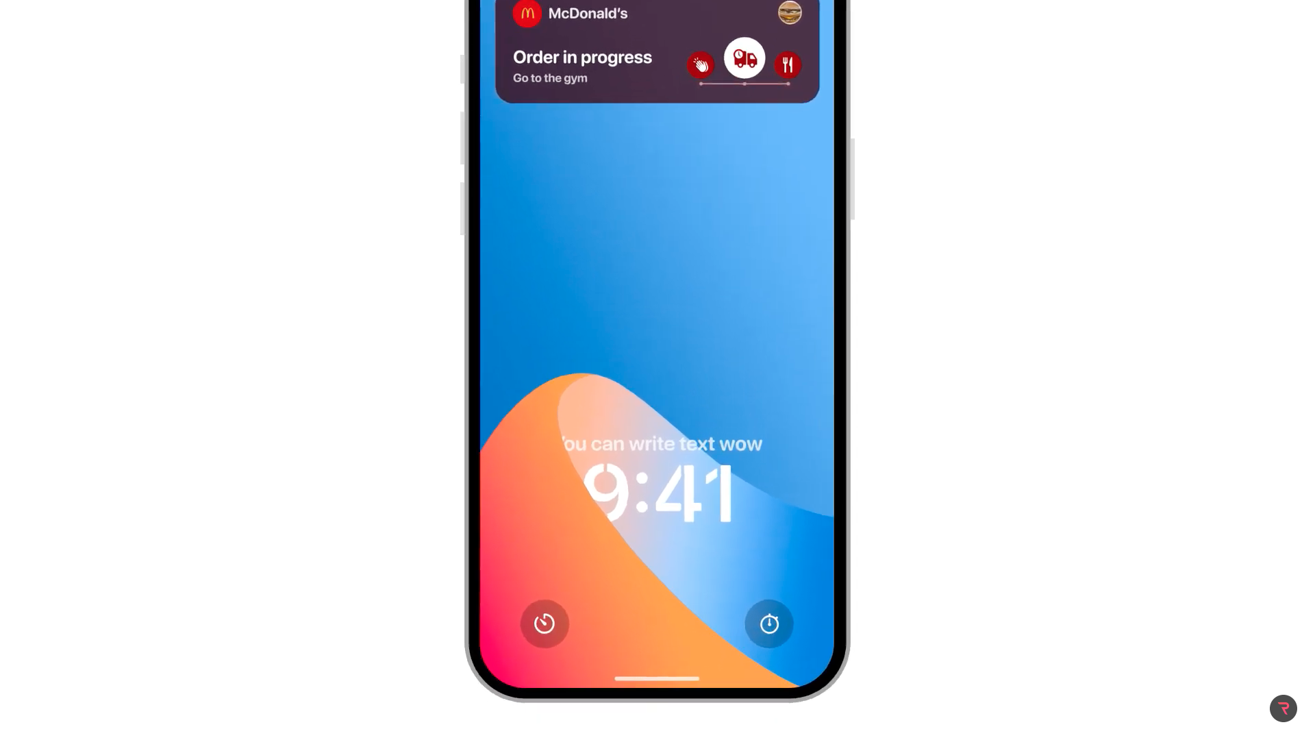 iphone lock screen notification