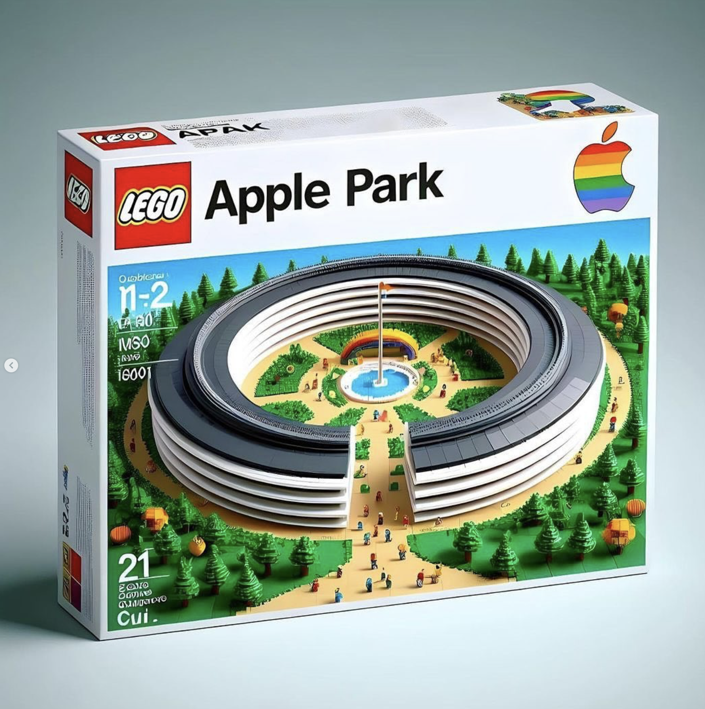 lego apple park box