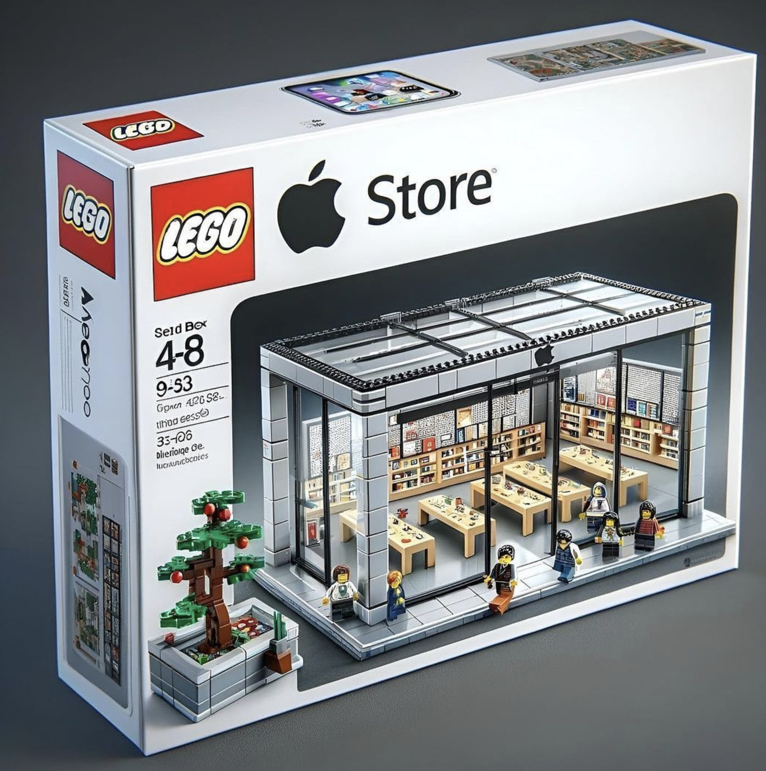 lego apple store box