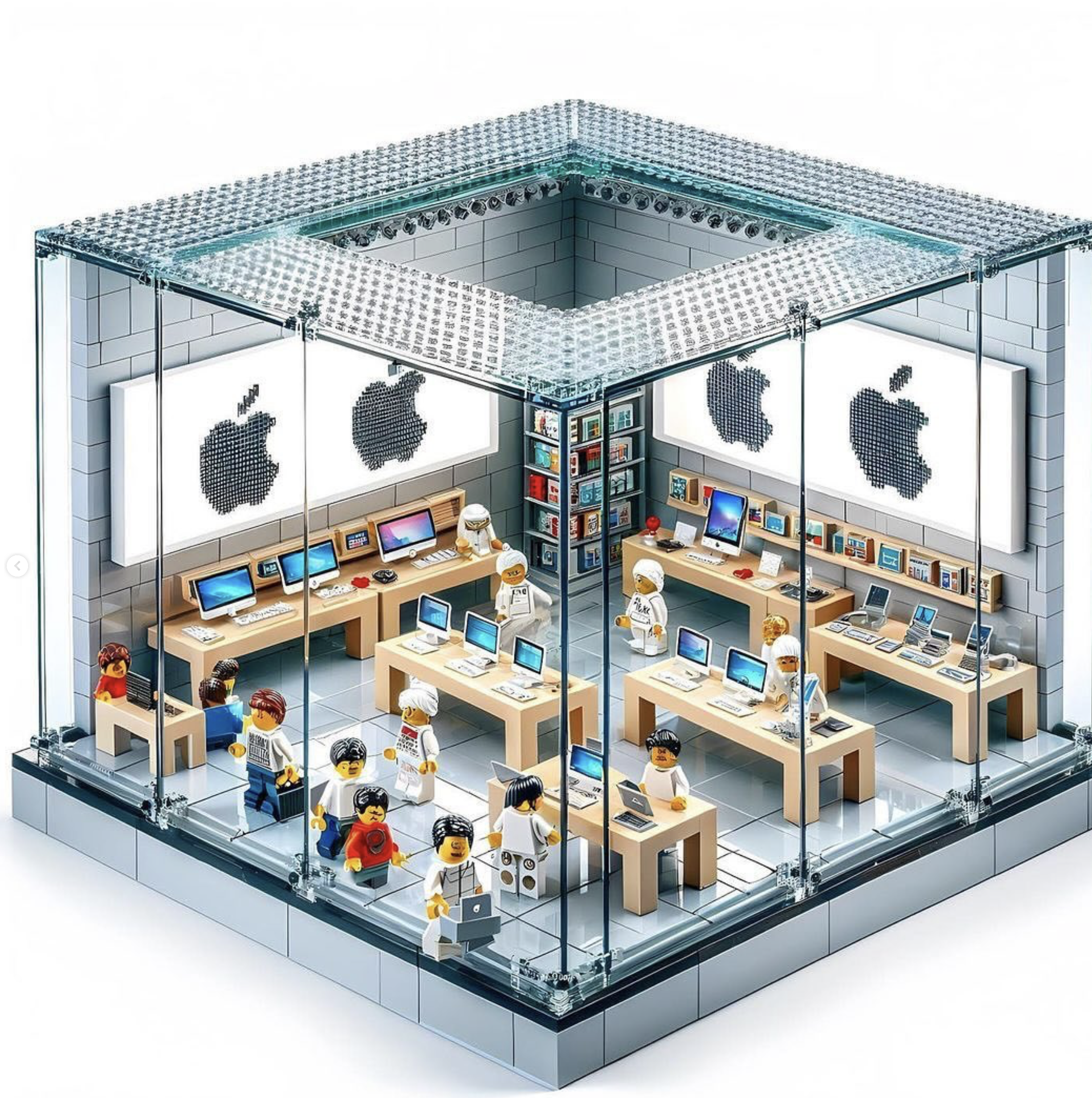 lego apple store interior