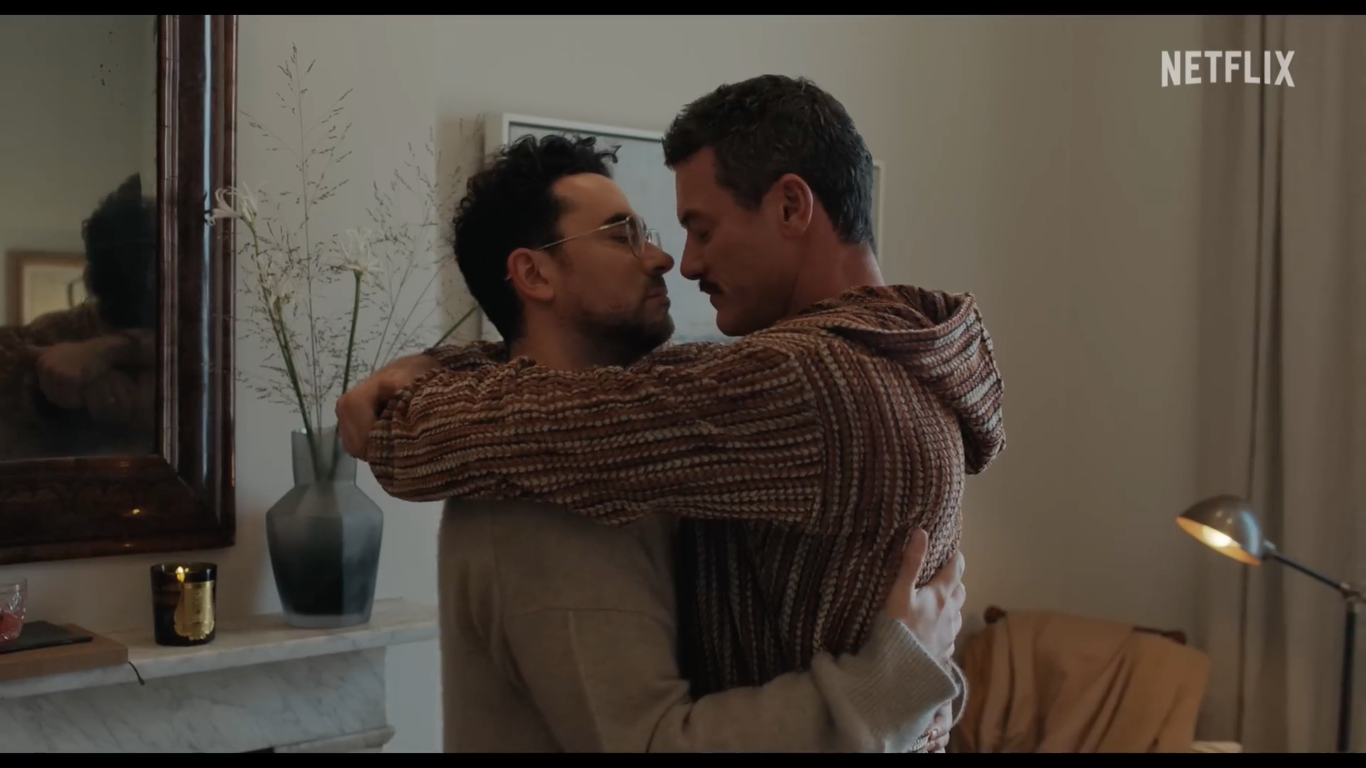 netflix couple embrace