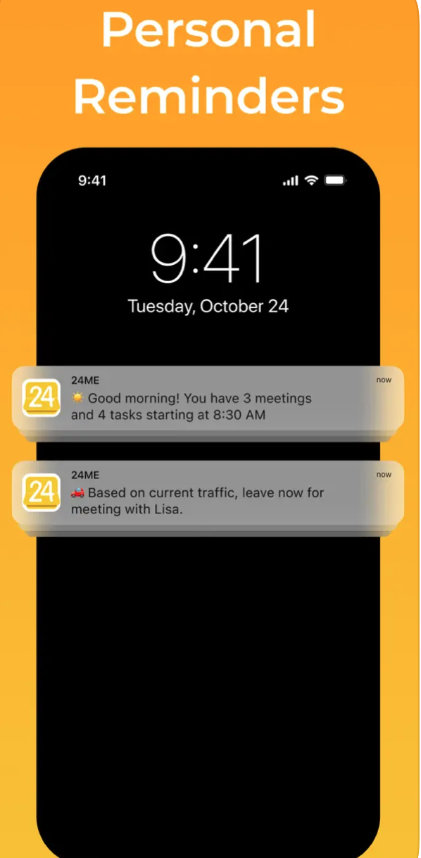 personal reminders notifications