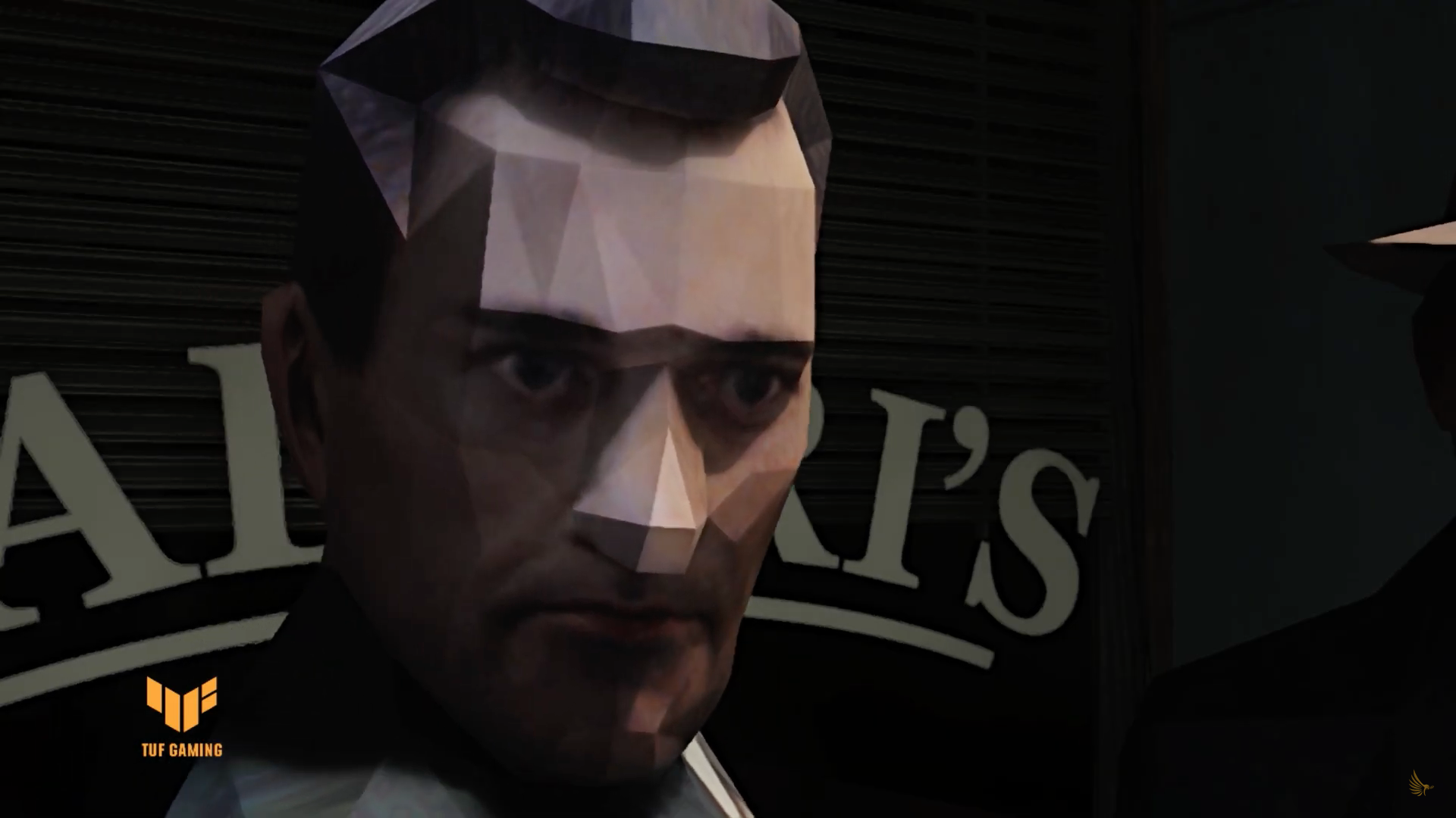 polygonal character closeup