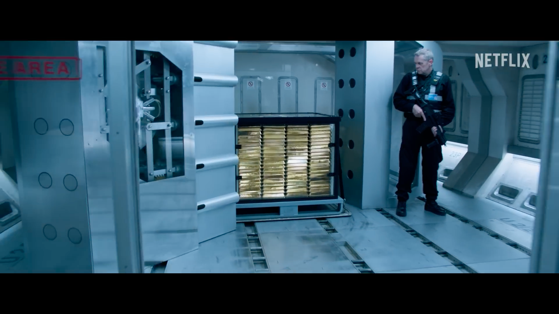 security guard gold storage