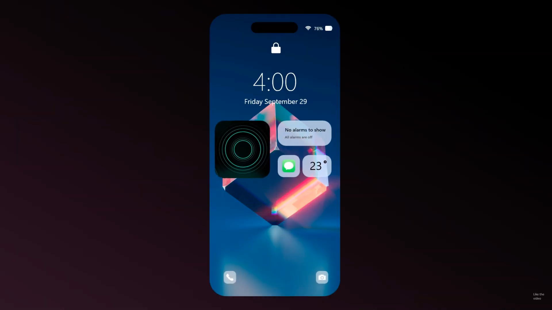smartphone lock screen notifications