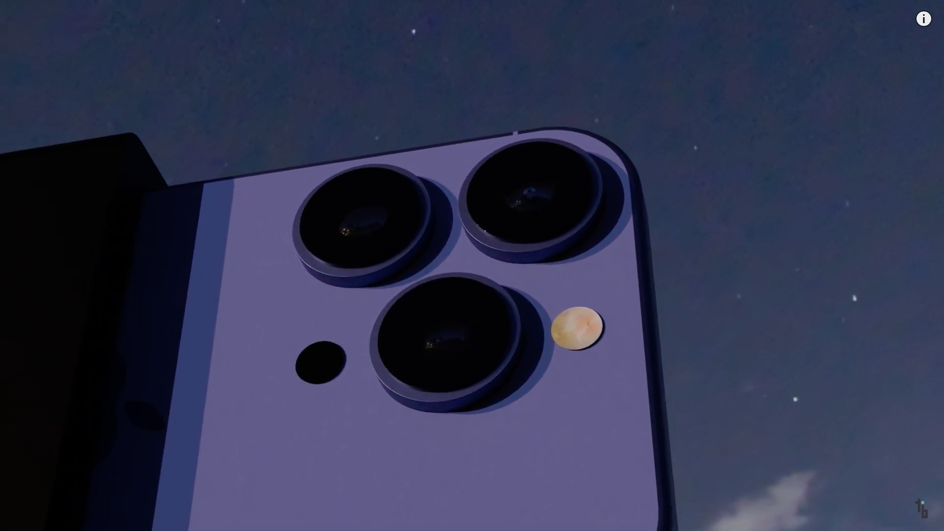 smartphone triple camera night