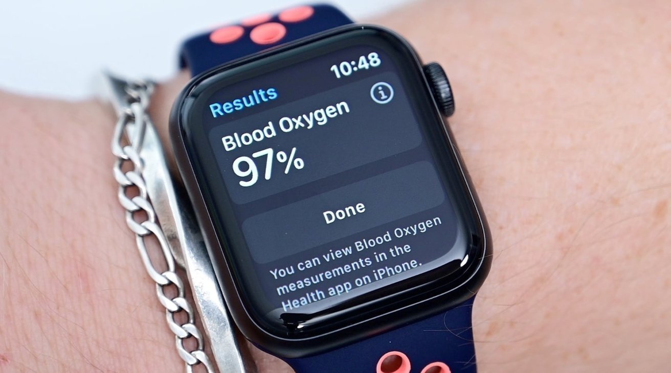 smartwatch blood oxygen display