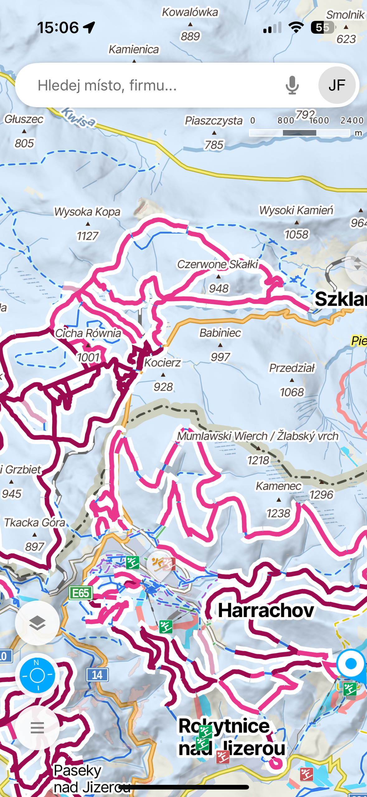 szklarska poreba trail map