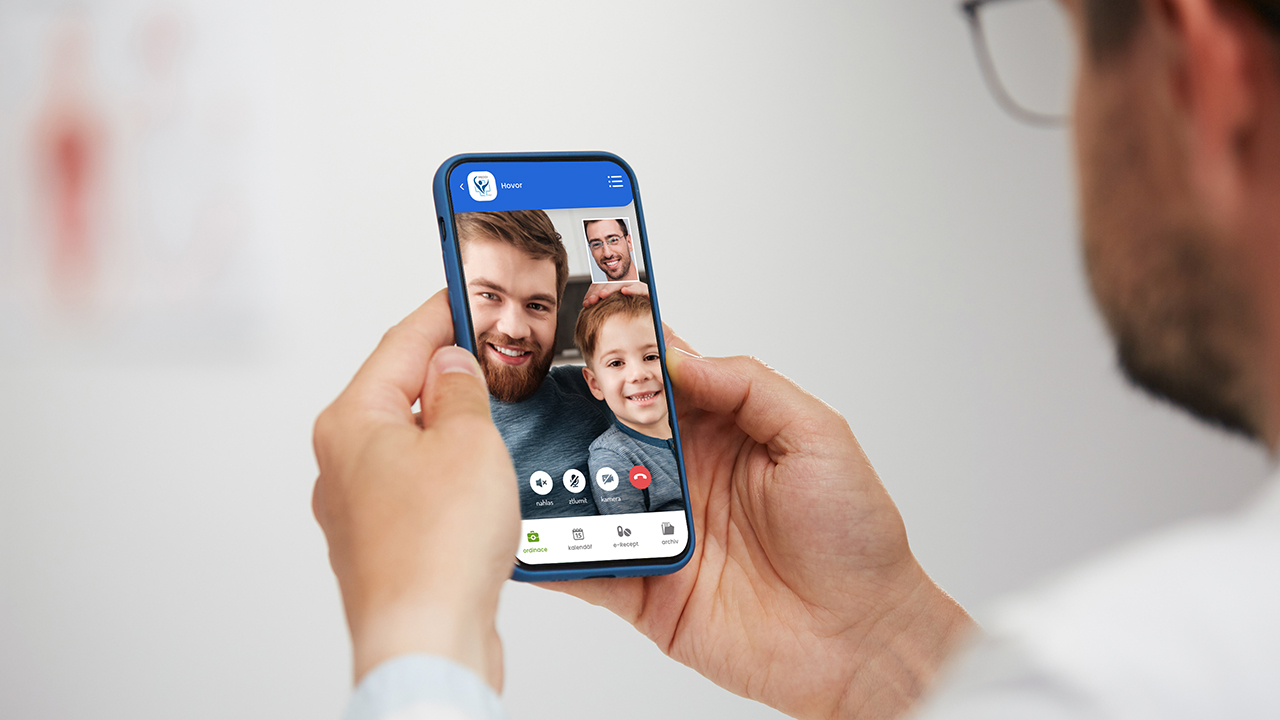 video call on smartphone