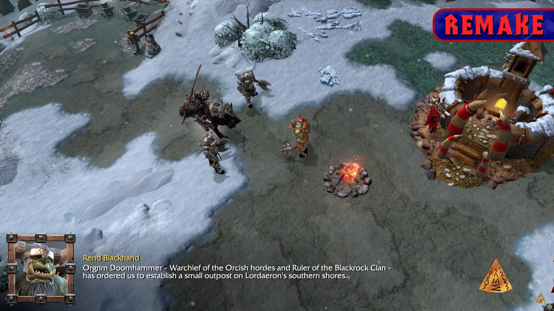 video game remake snow