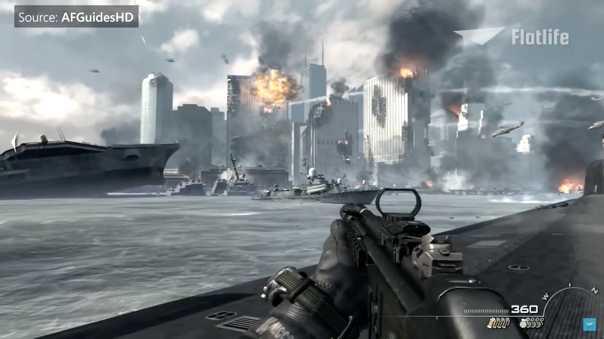 video game war scene