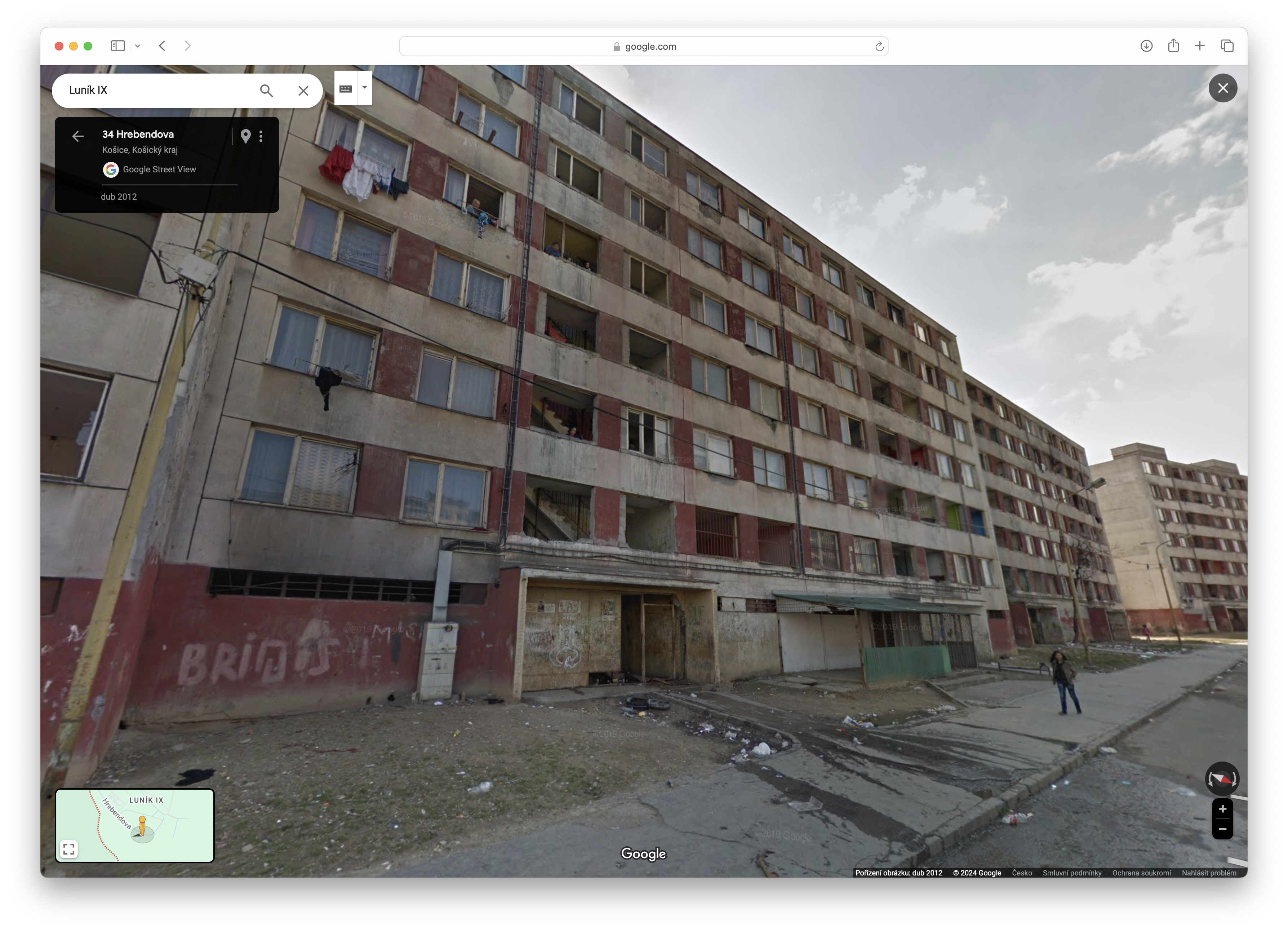 abandoned apartment building