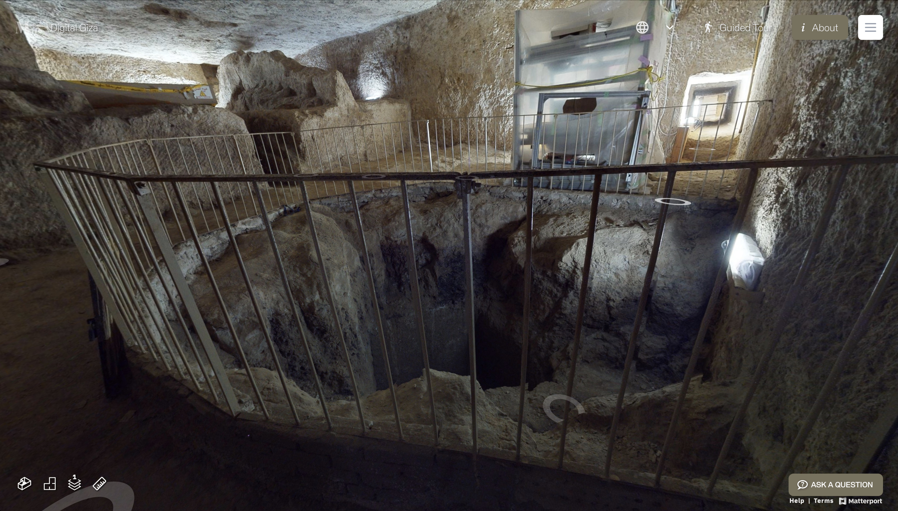 archaeological dig site