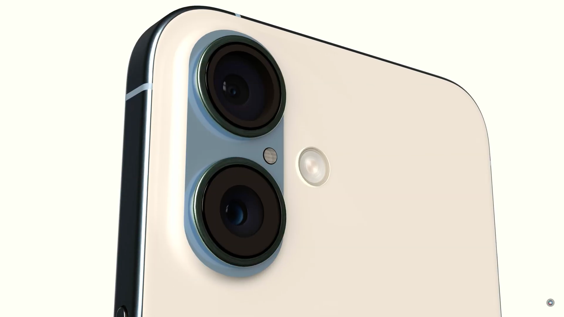 blue smartphone camera closeup