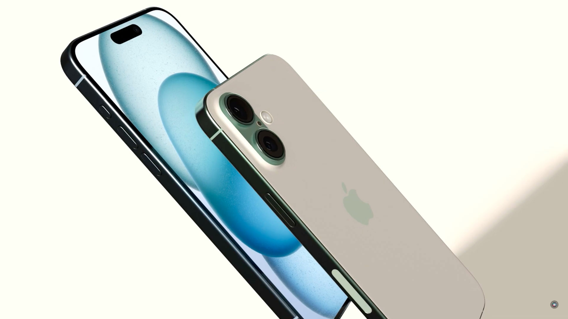 blue smartphone front and back