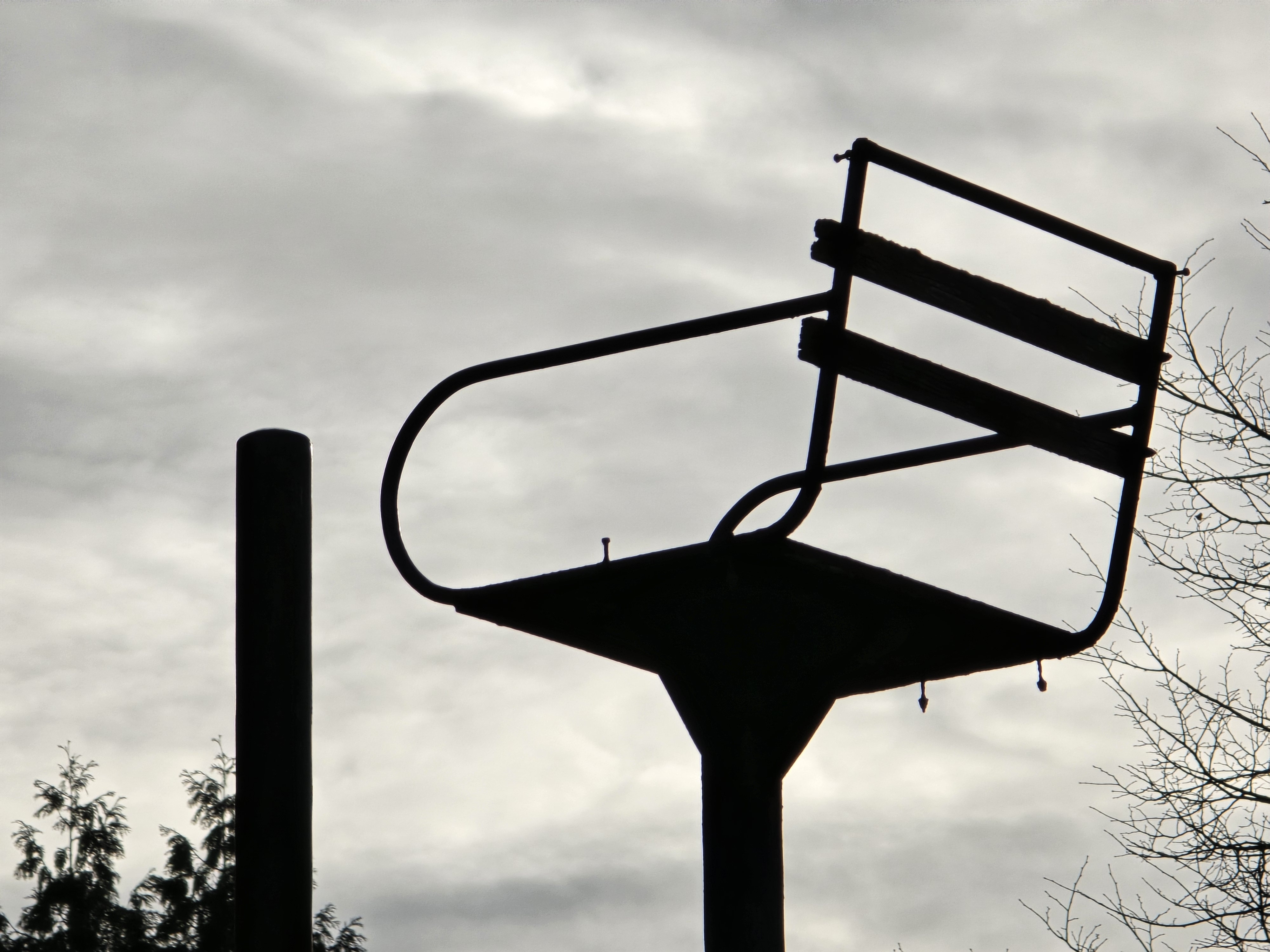 chairlift silhouette sky