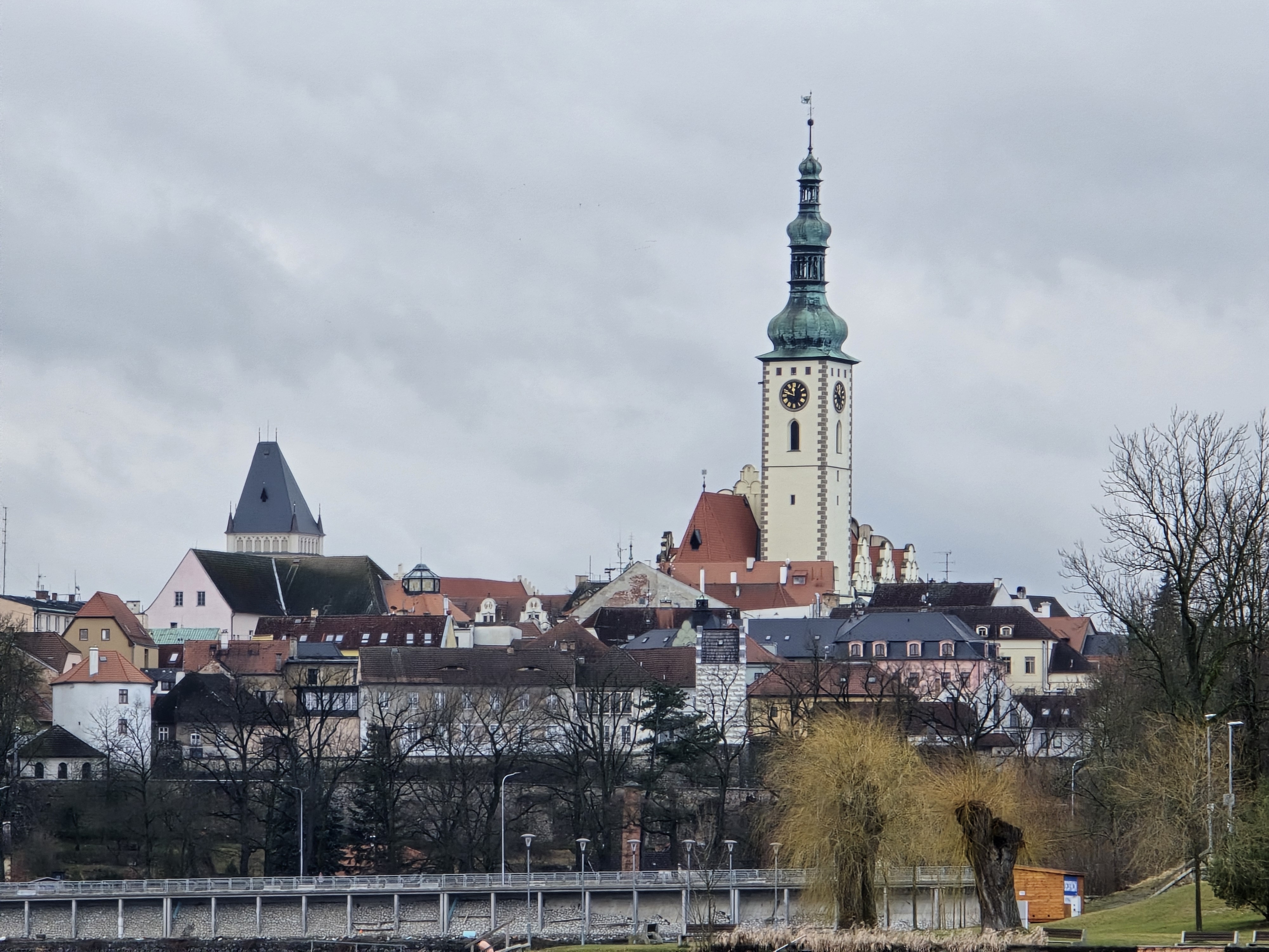 cityscape church tower