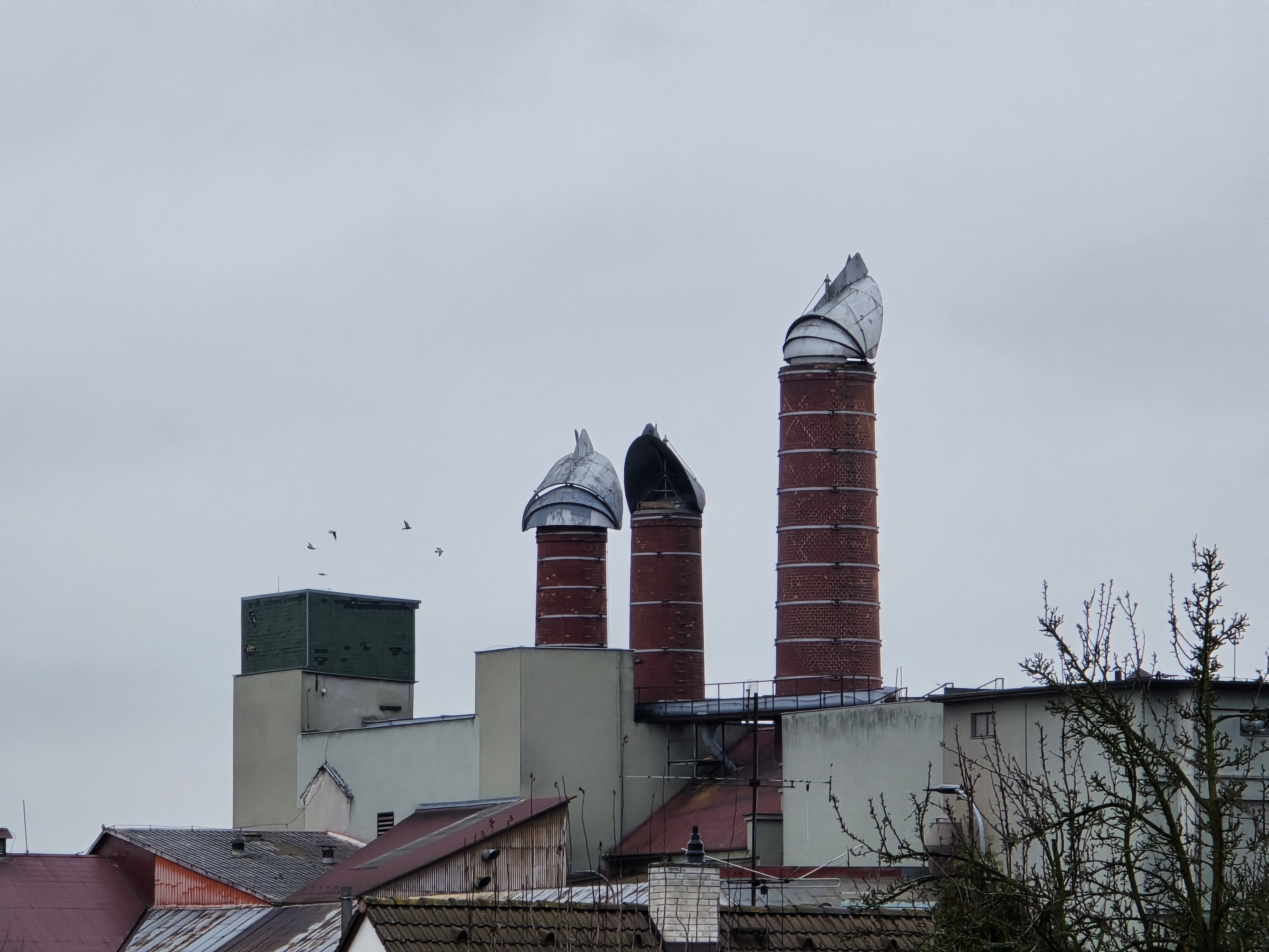 close up chimney top