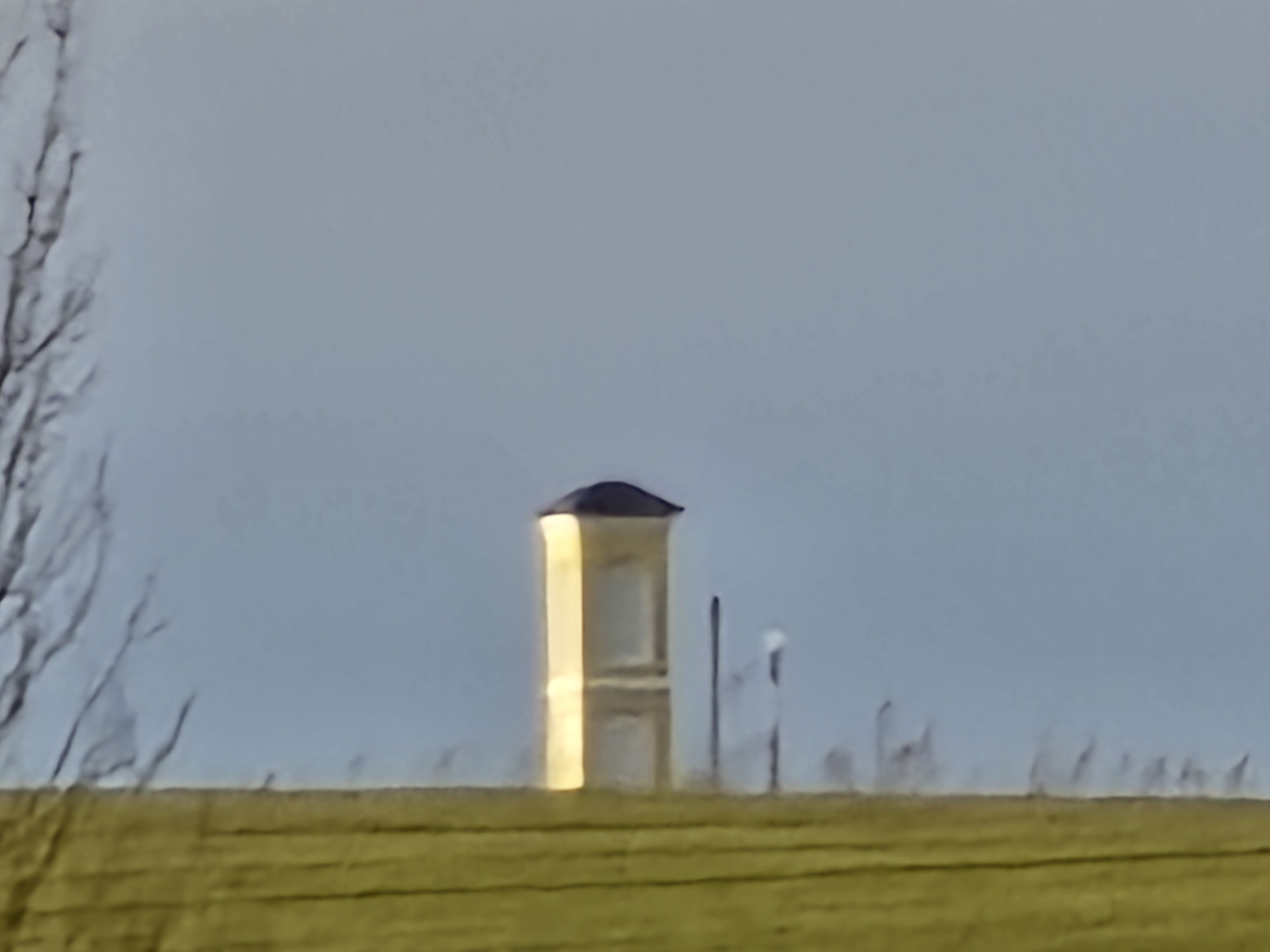 close up of structure on hill