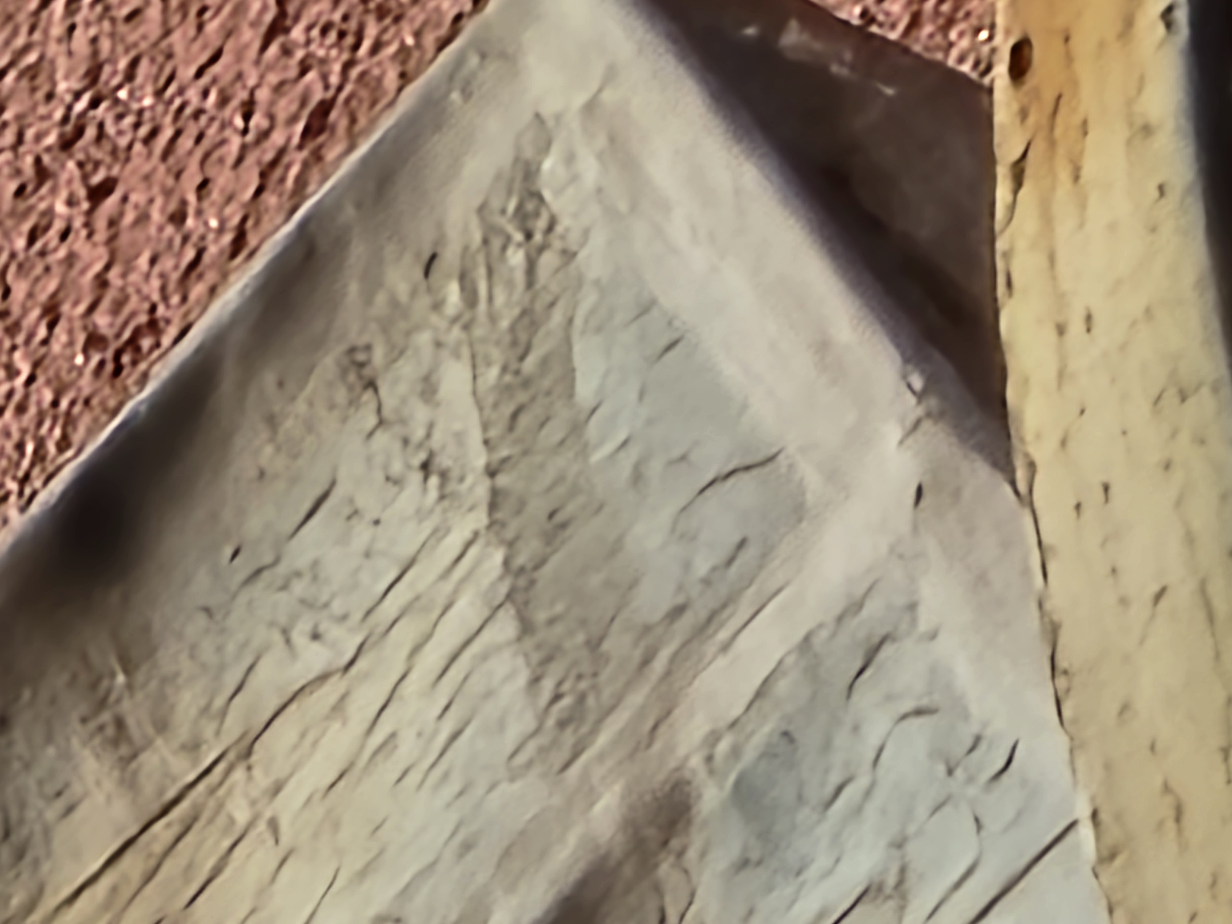 closeup metal structure