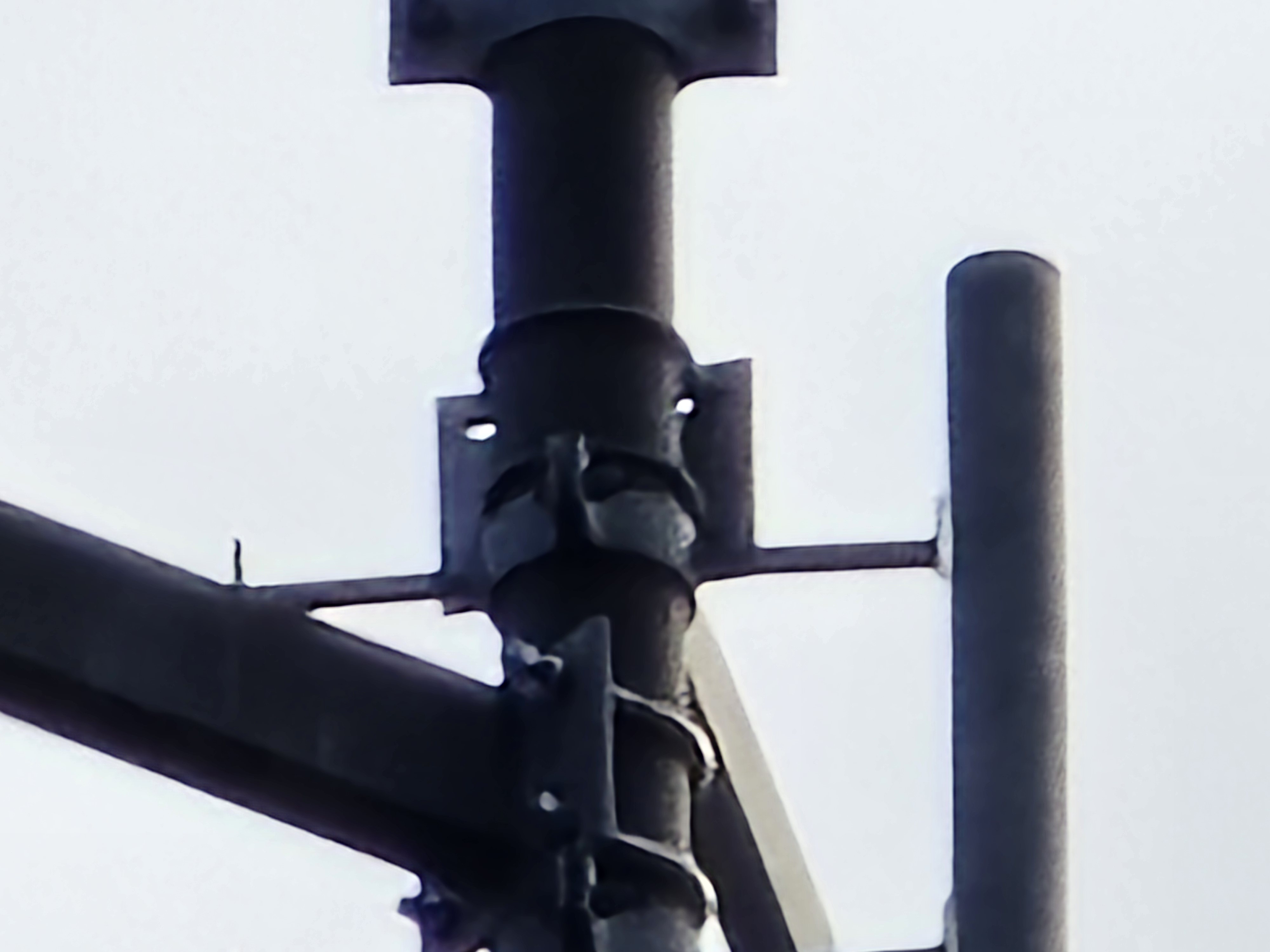 closeup telecom tower