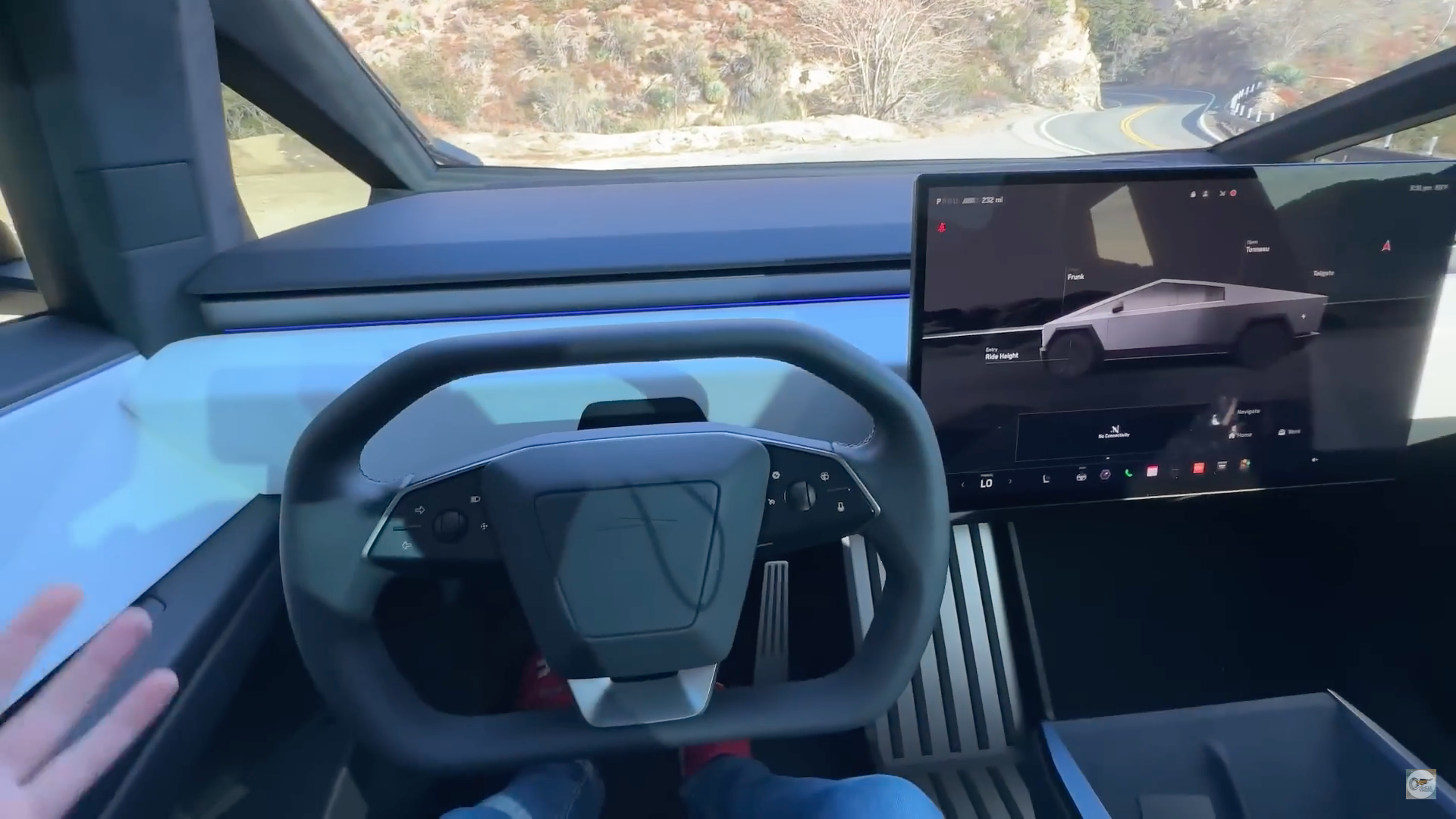 futuristic car dashboard