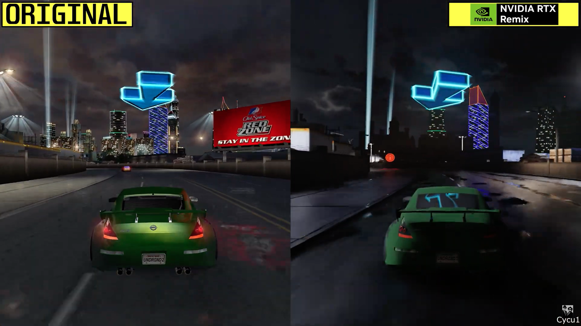 graphics comparison original vs rtx