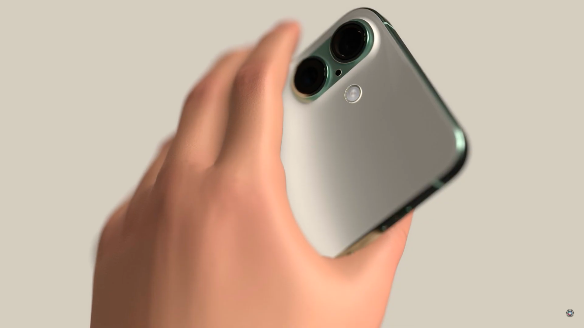 hand holding smartphone back