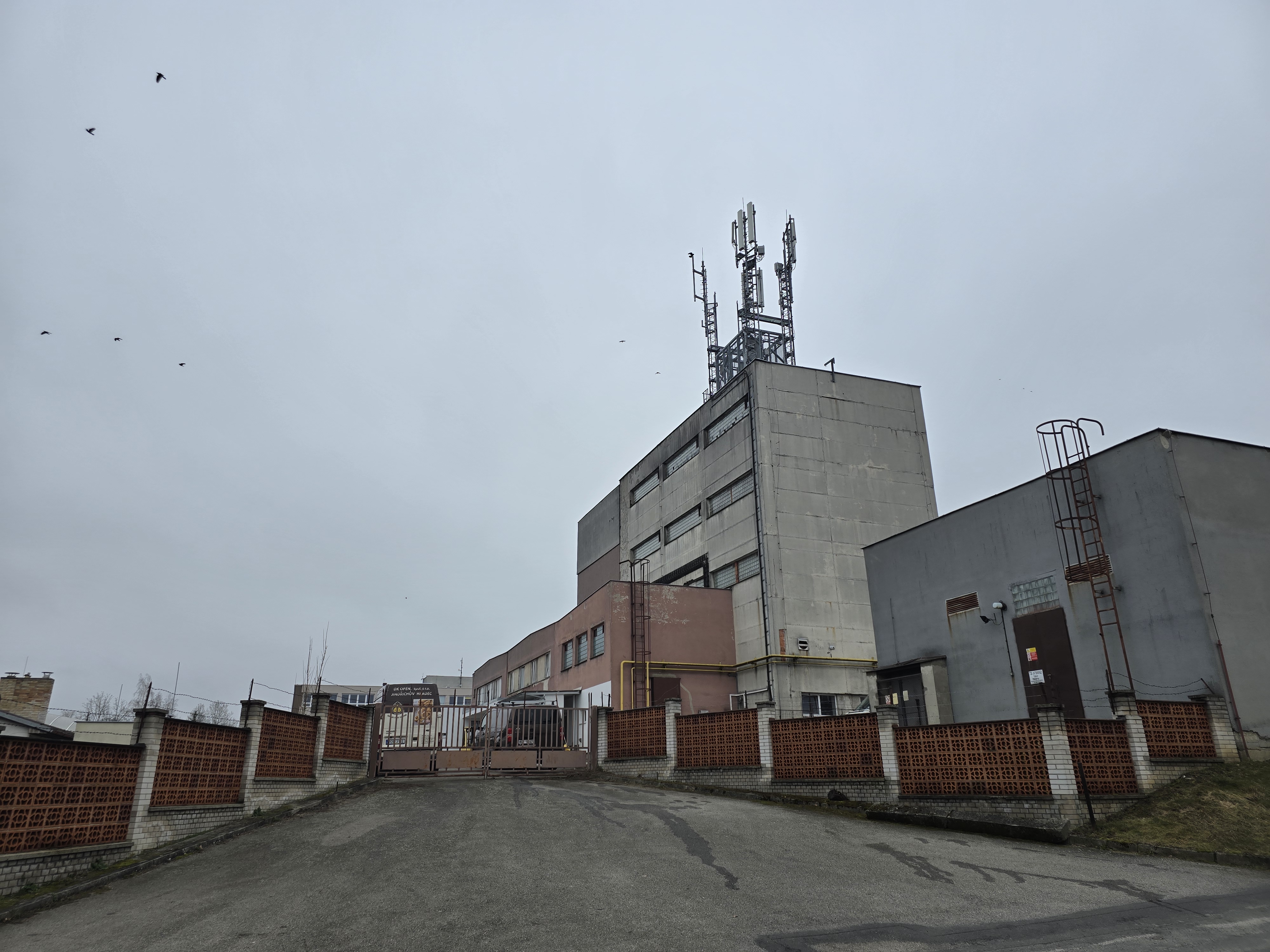 industrial building closeup