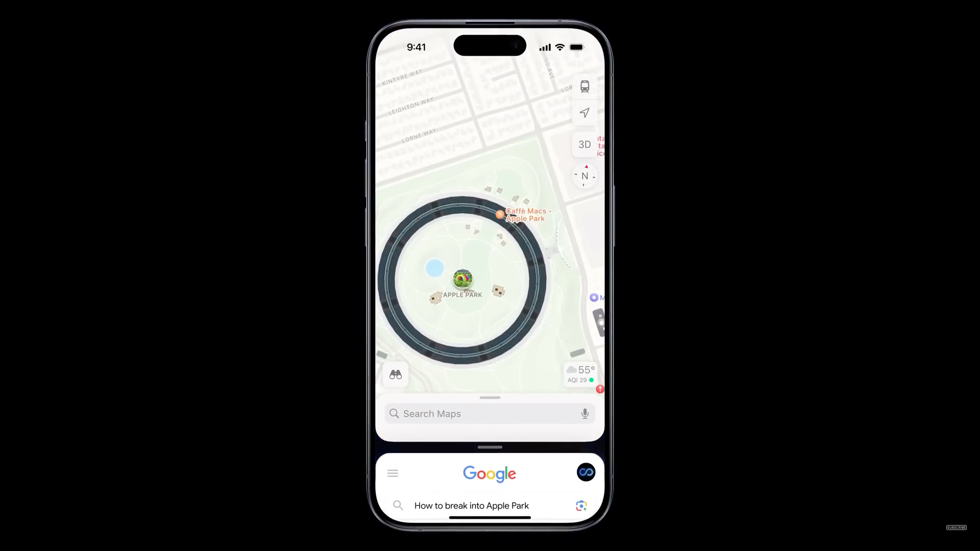 iphone maps apple park