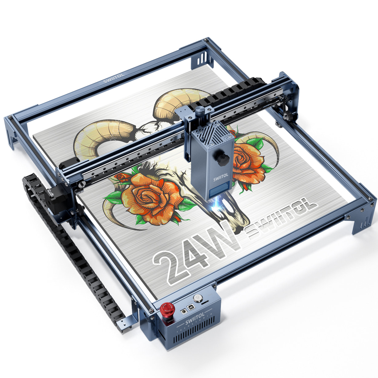 laser engraver with design