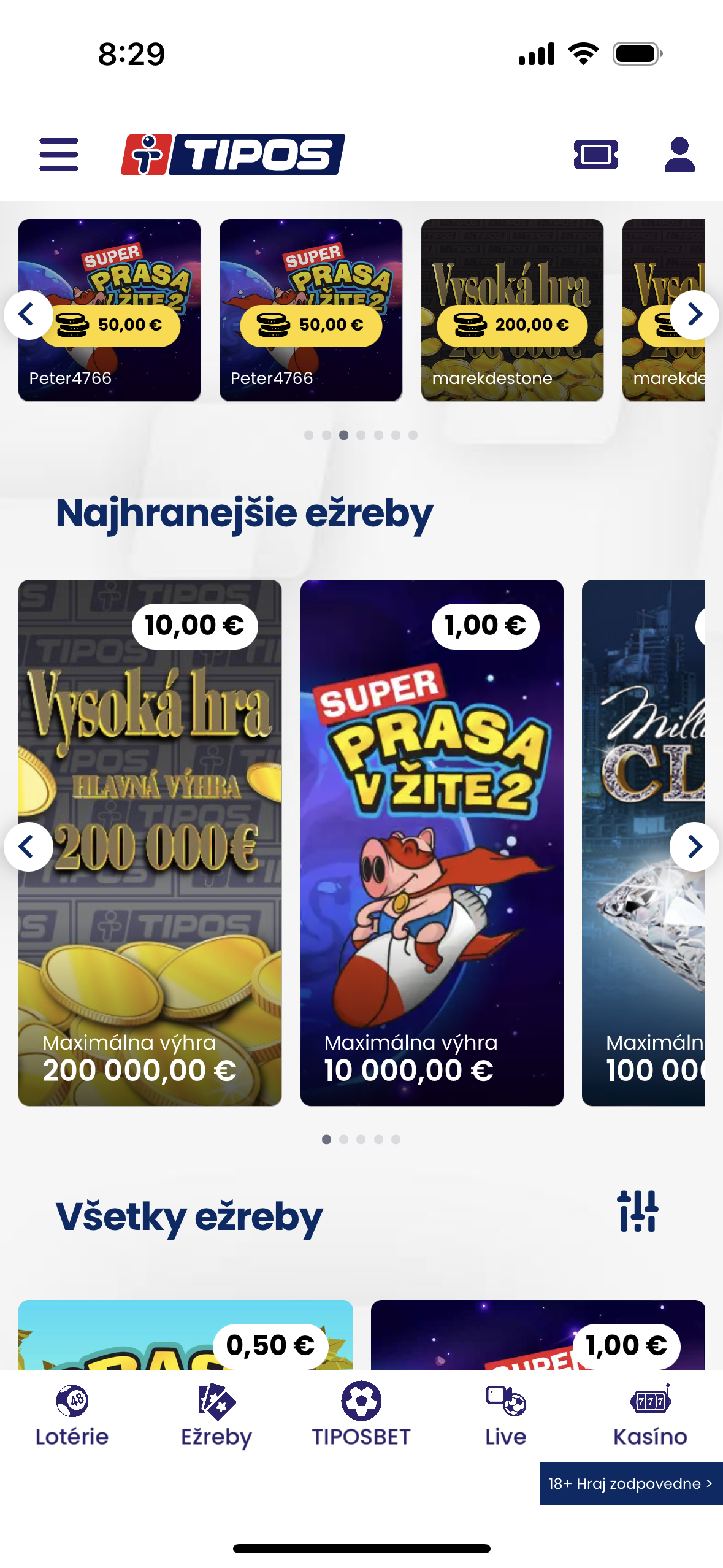 lottery app popular scratch cards