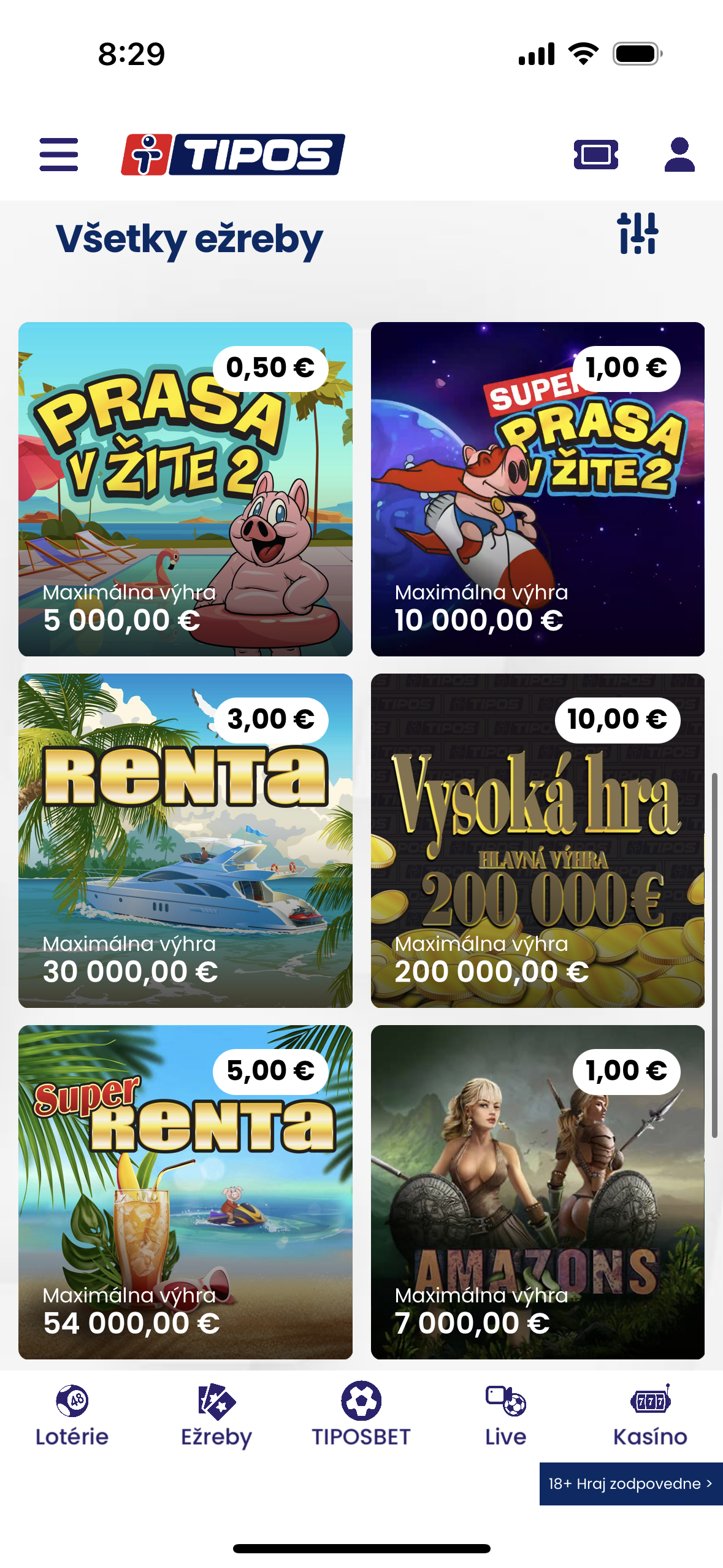 lottery scratch cards variety