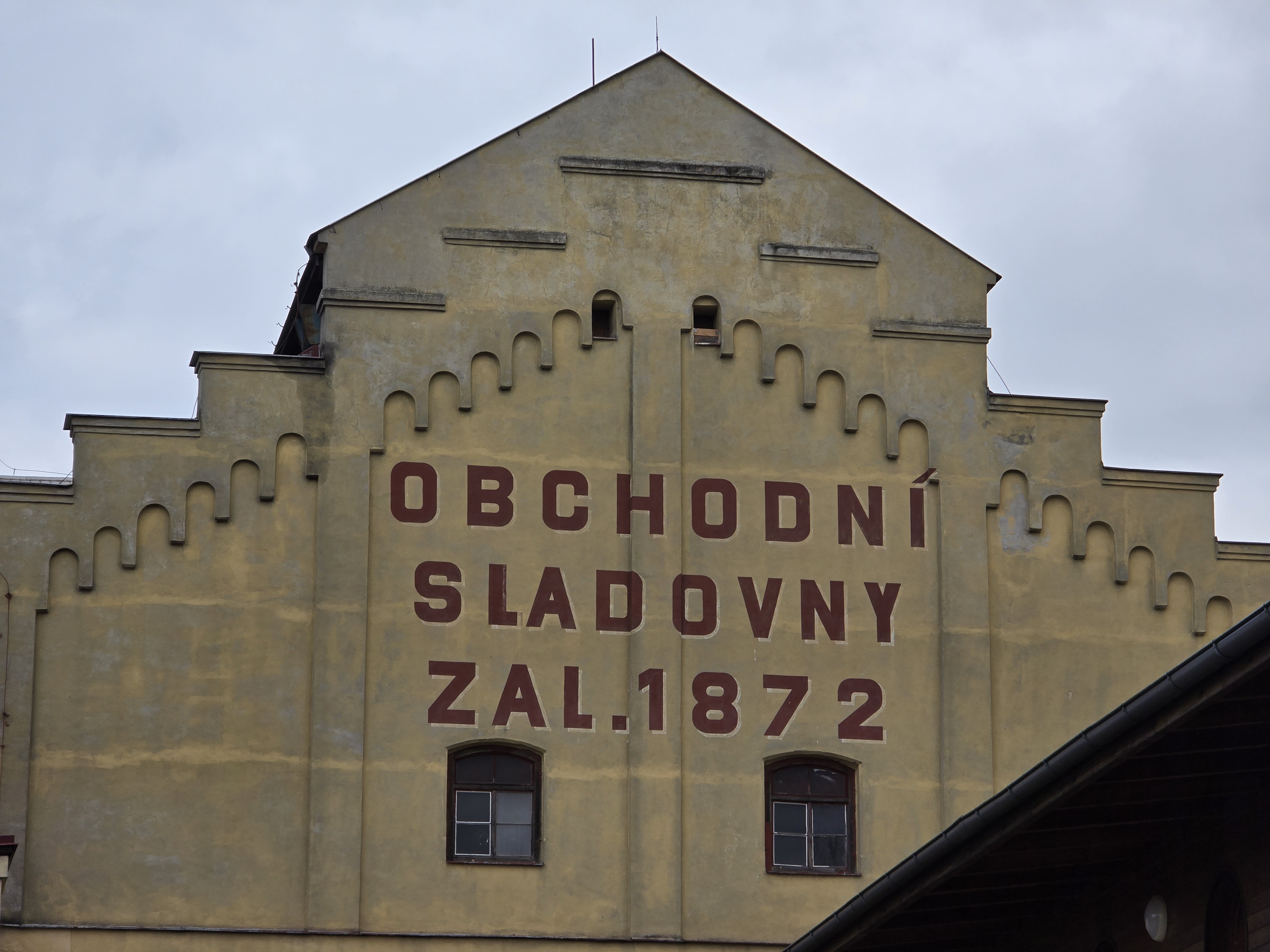 old building signage