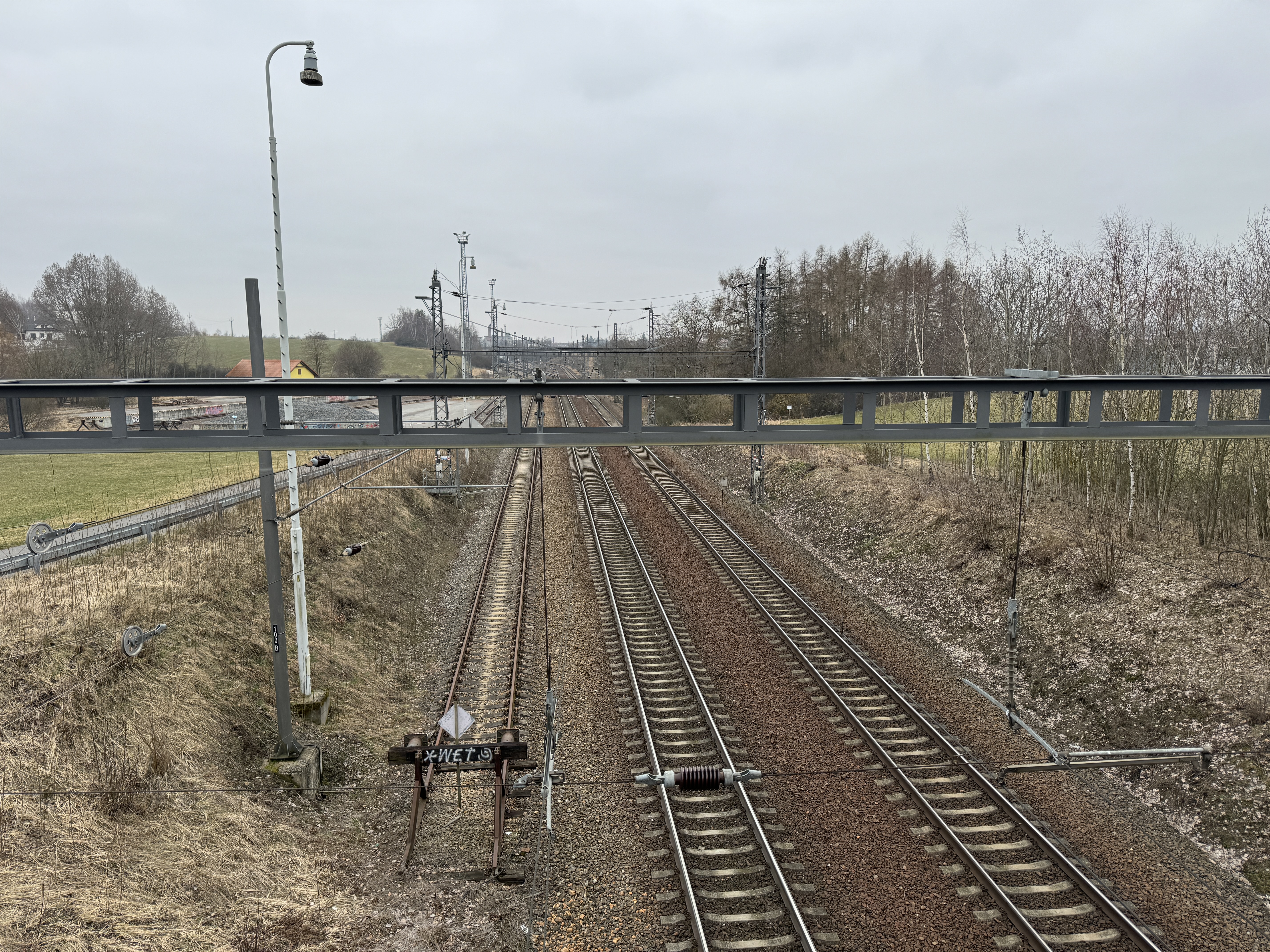 railway tracks landscape