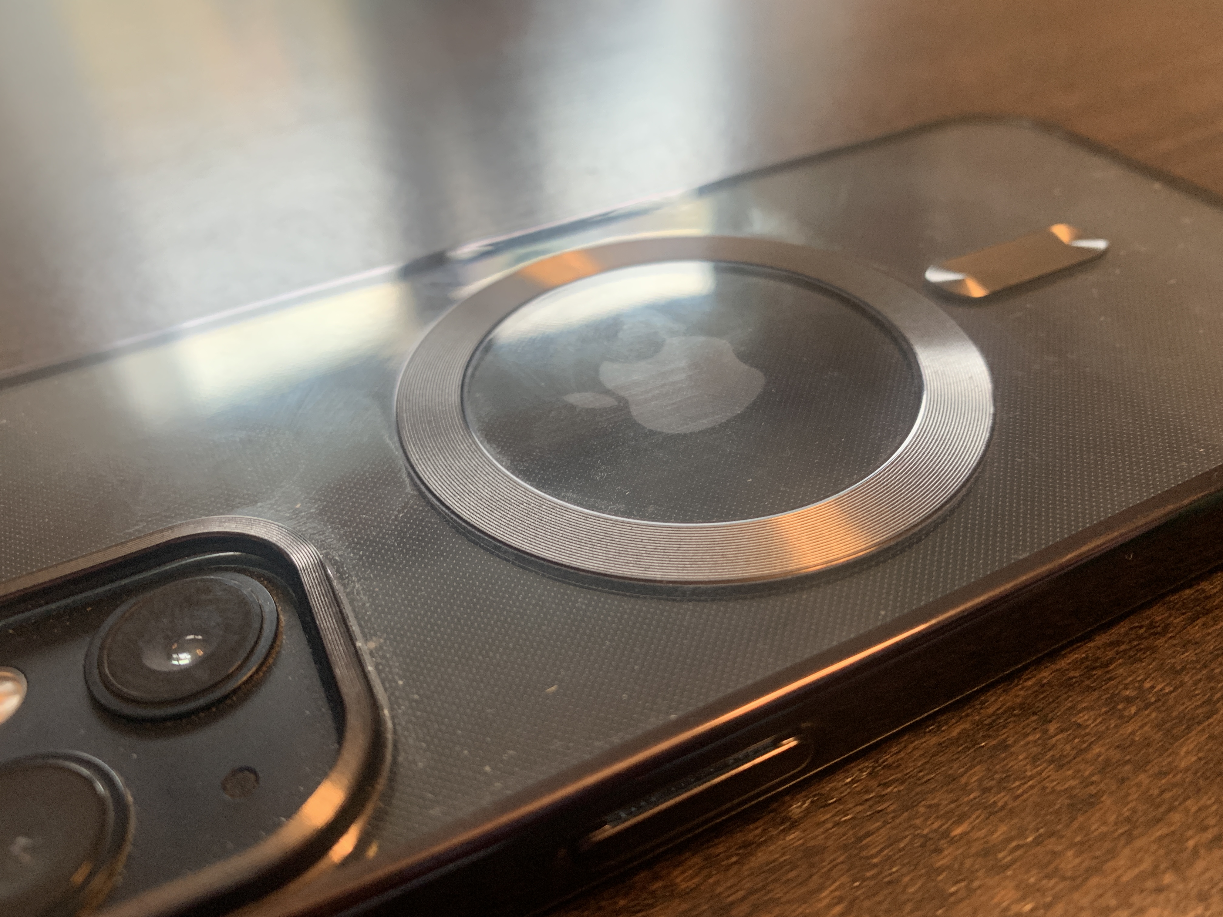 smartphone back side view