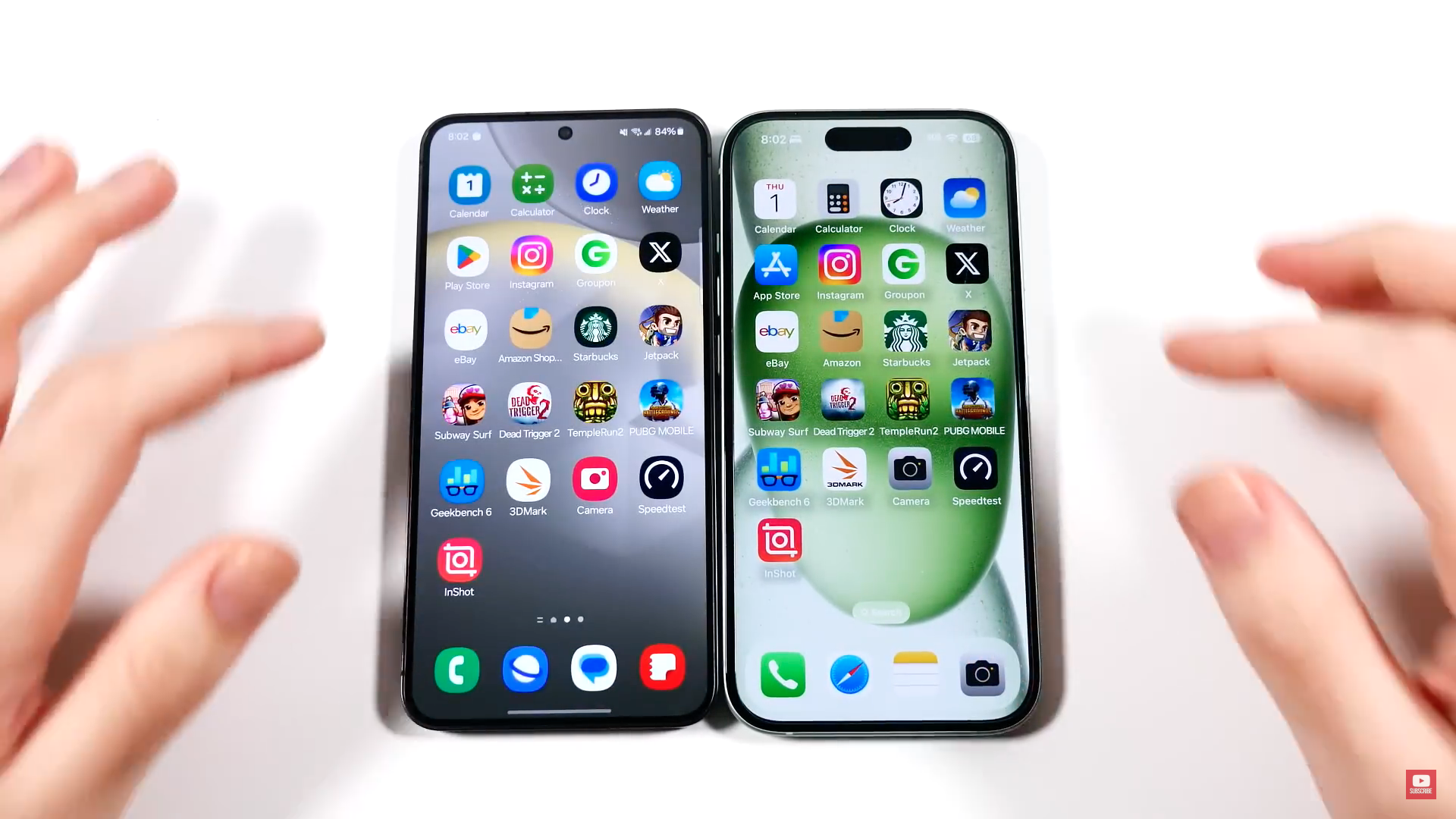 smartphone comparison side by side