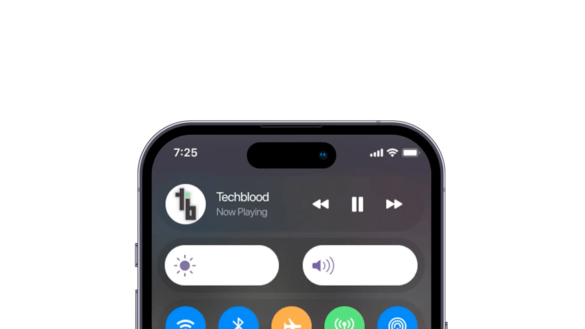 smartphone control center