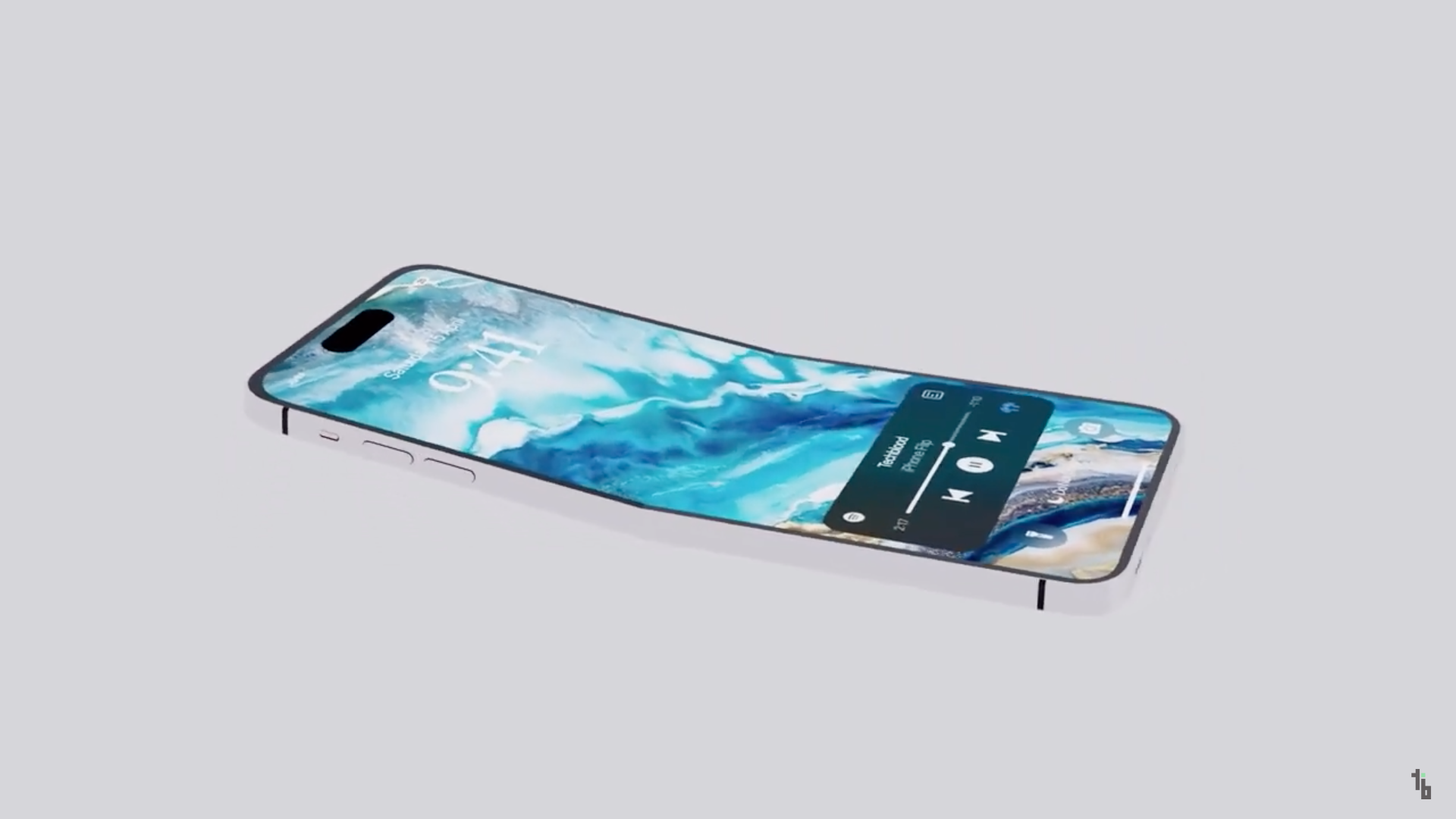 smartphone slightly bent