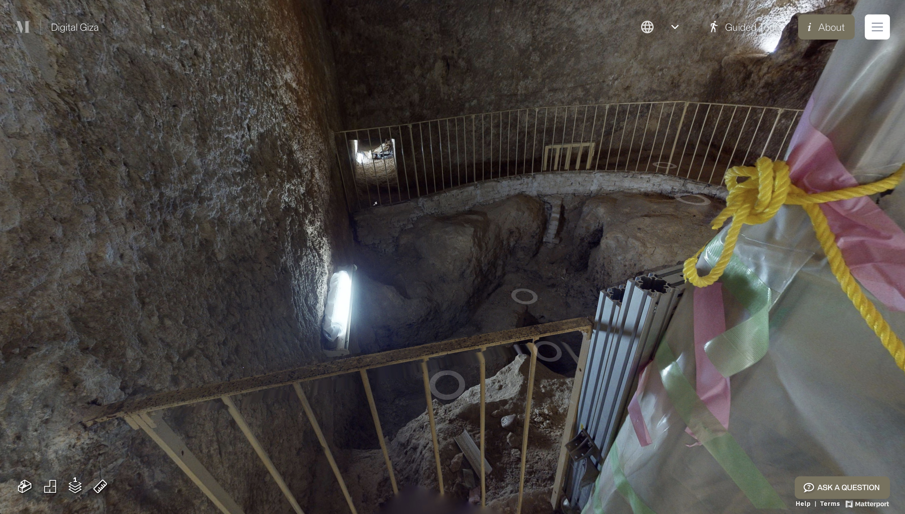 underground excavation area