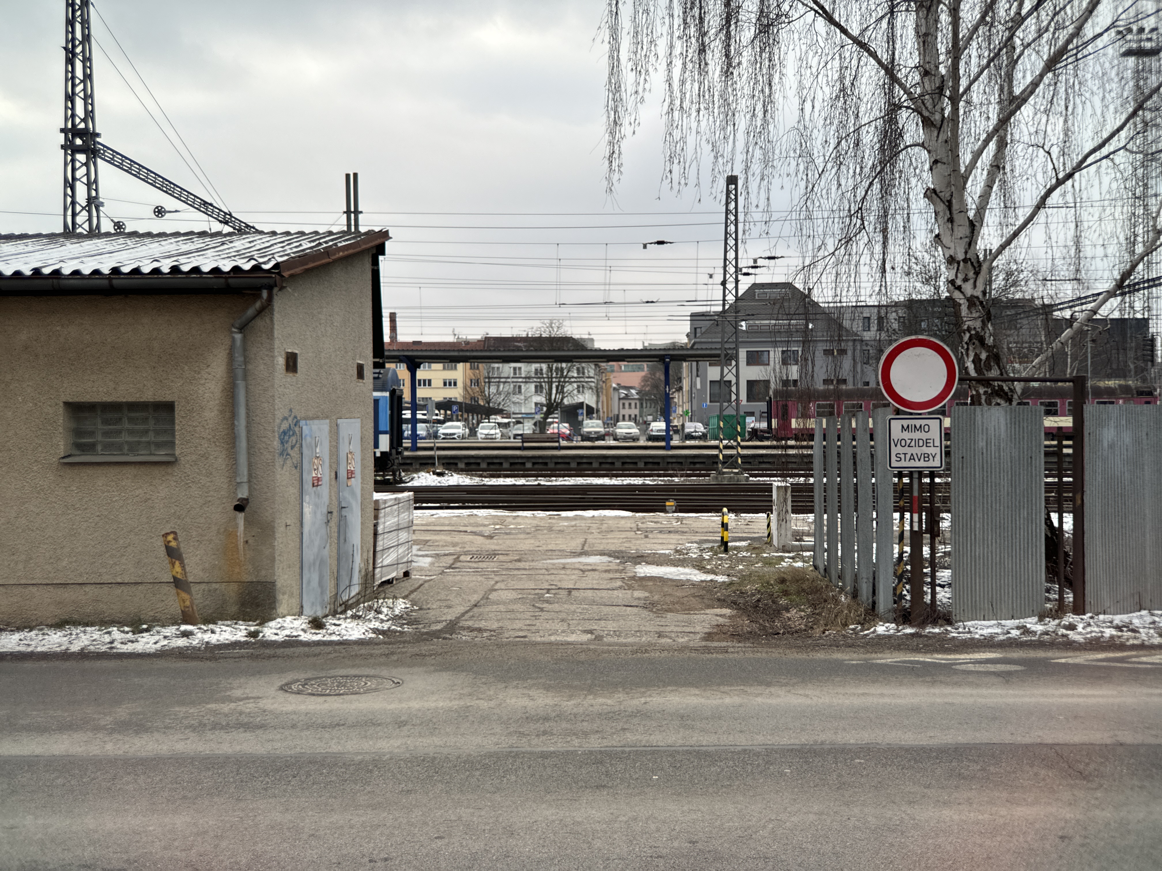 urban train station entrance