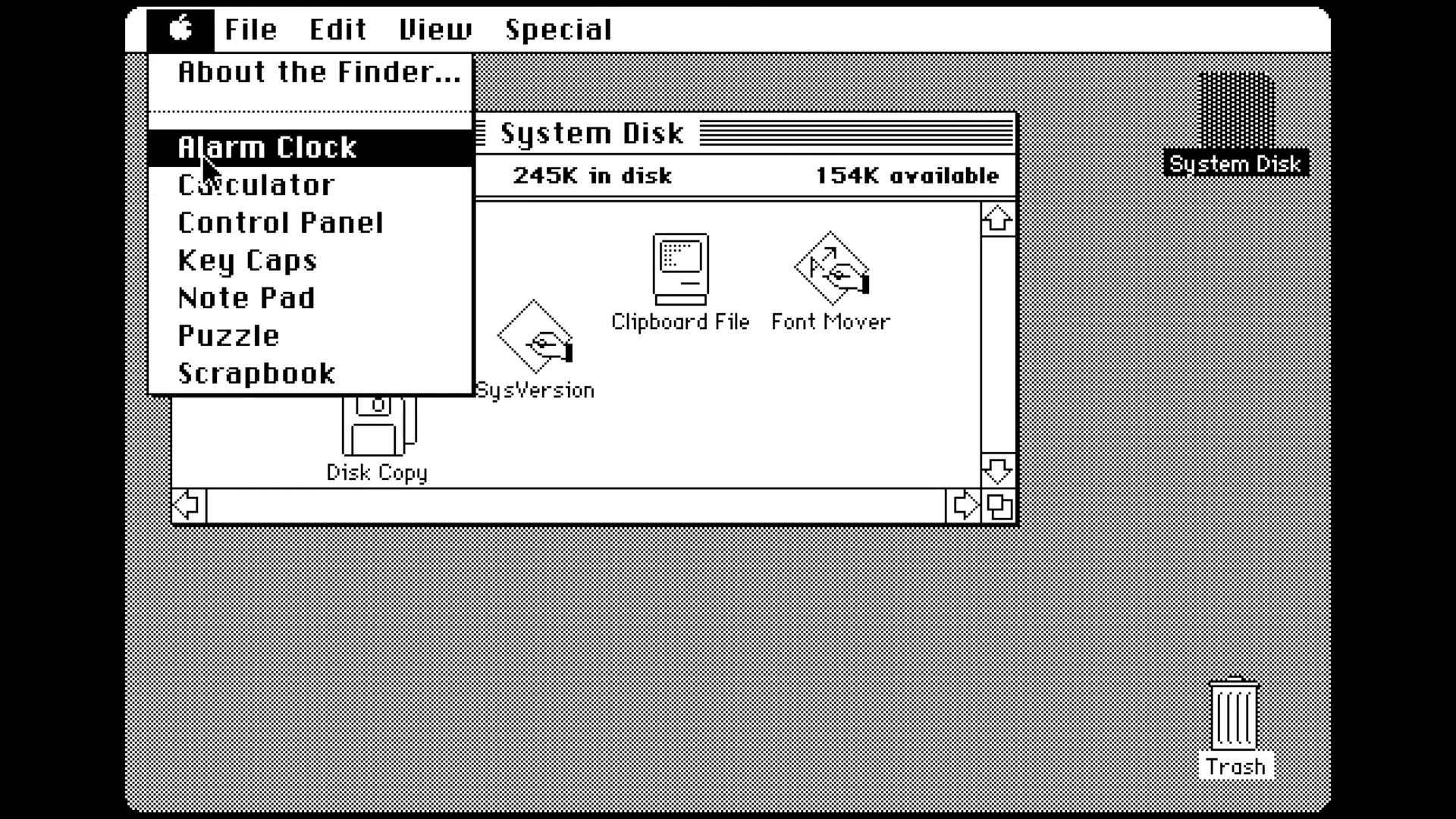 vintage computer interface