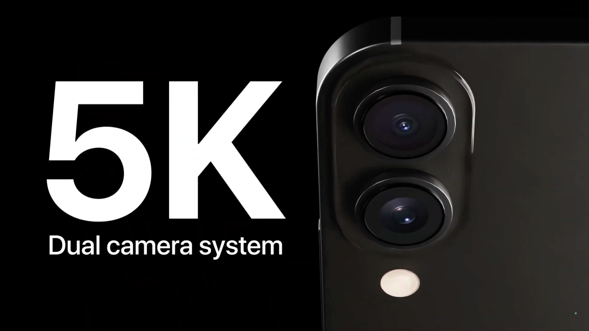 5k dual camera system