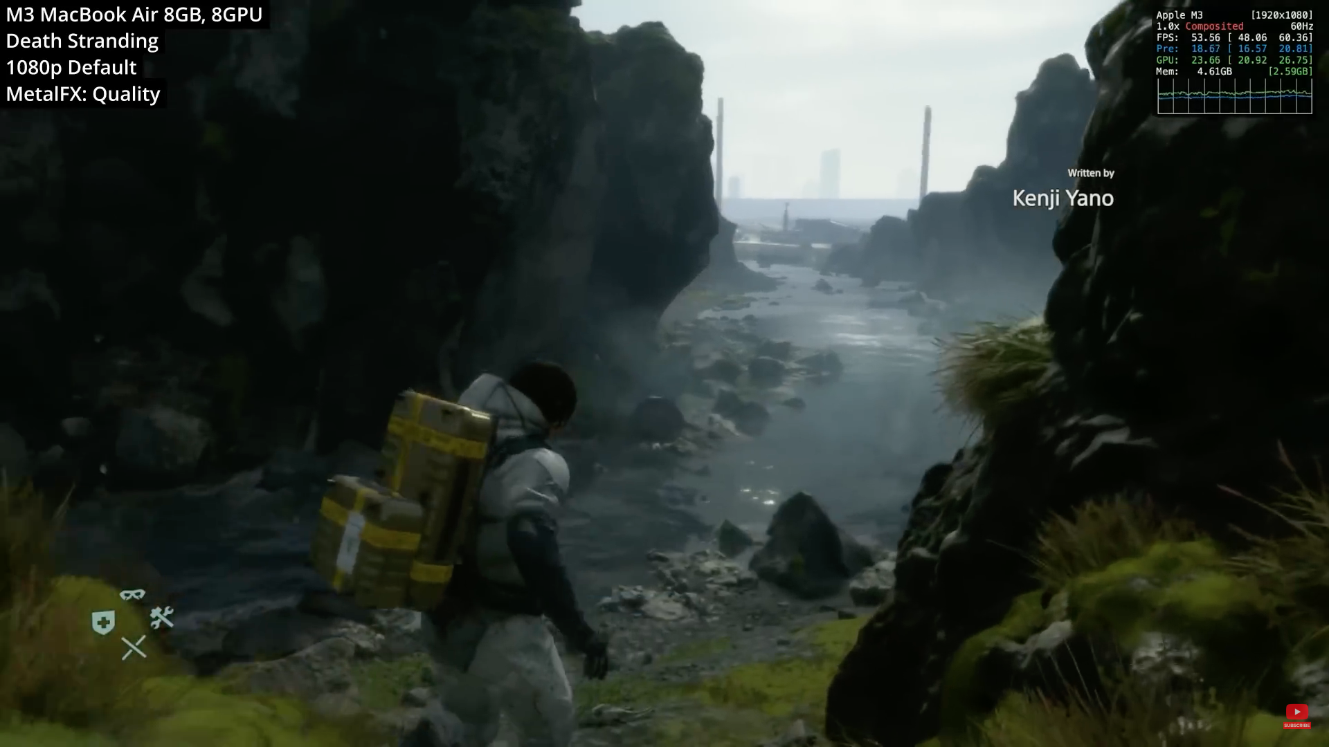 adventurer in rocky landscape