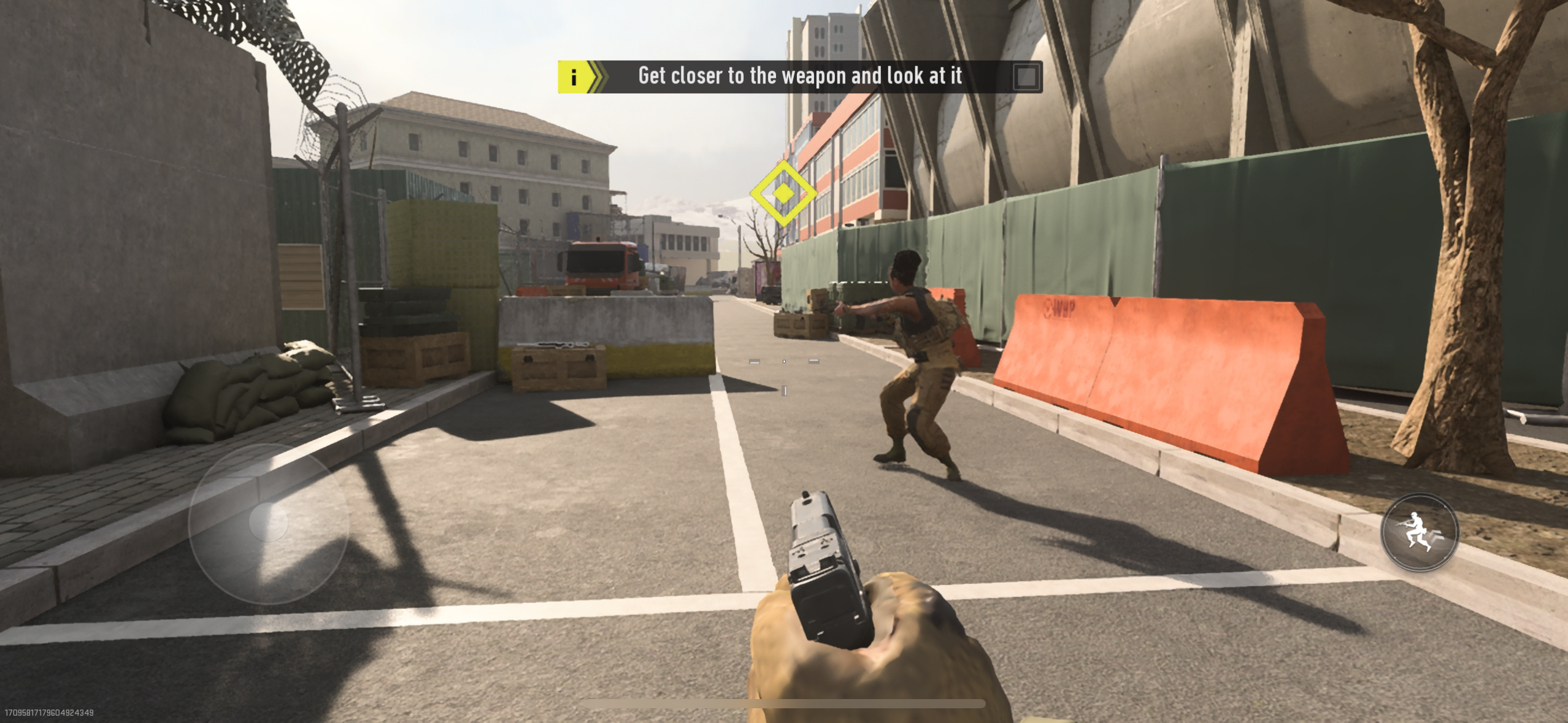 approaching target in training