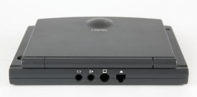 black electronic device back view