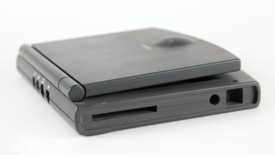 black electronic device side view